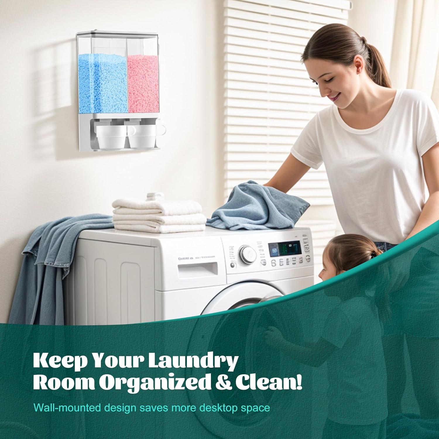 Dispensador de detergente HHLUPUP 3L montado en pared