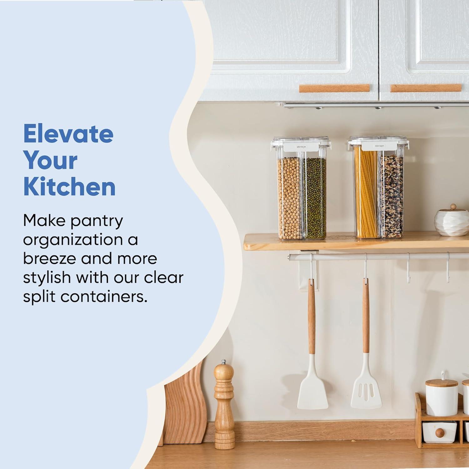 Contenedores de Almacenamiento Herméticos Chef's Path 2.4L - 2 Piezas