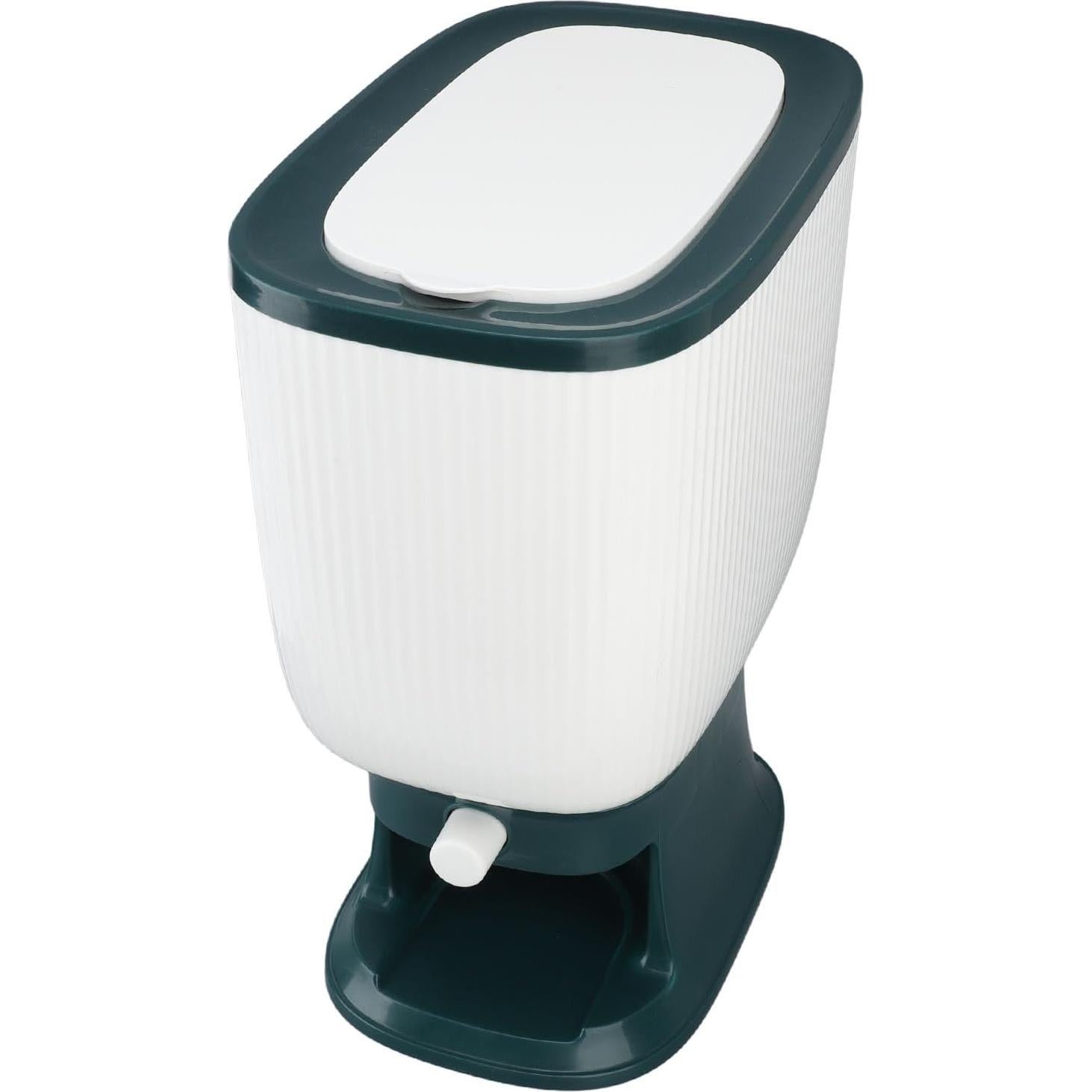 Dispensador de arroz 10 kg Fosa con taza medidora Verde