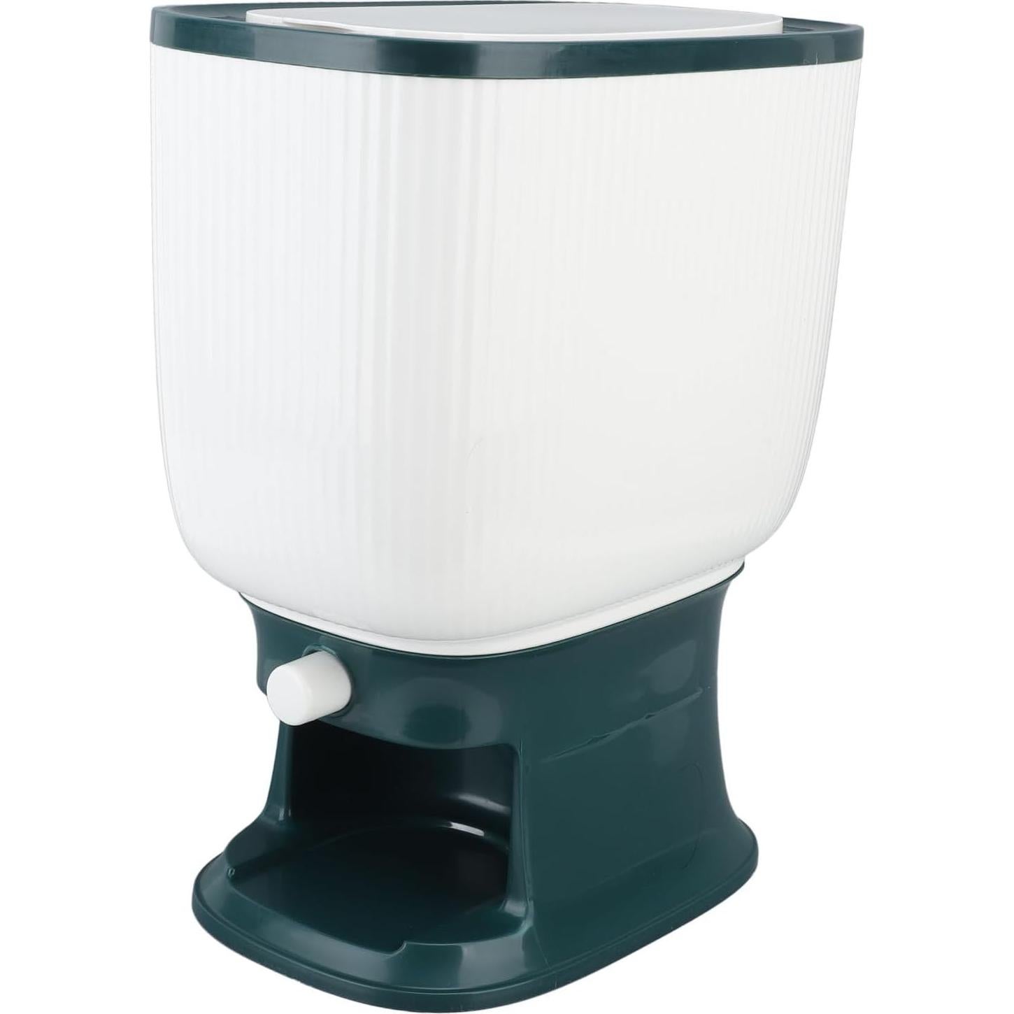 Dispensador de arroz 10 kg Fosa con taza medidora Verde