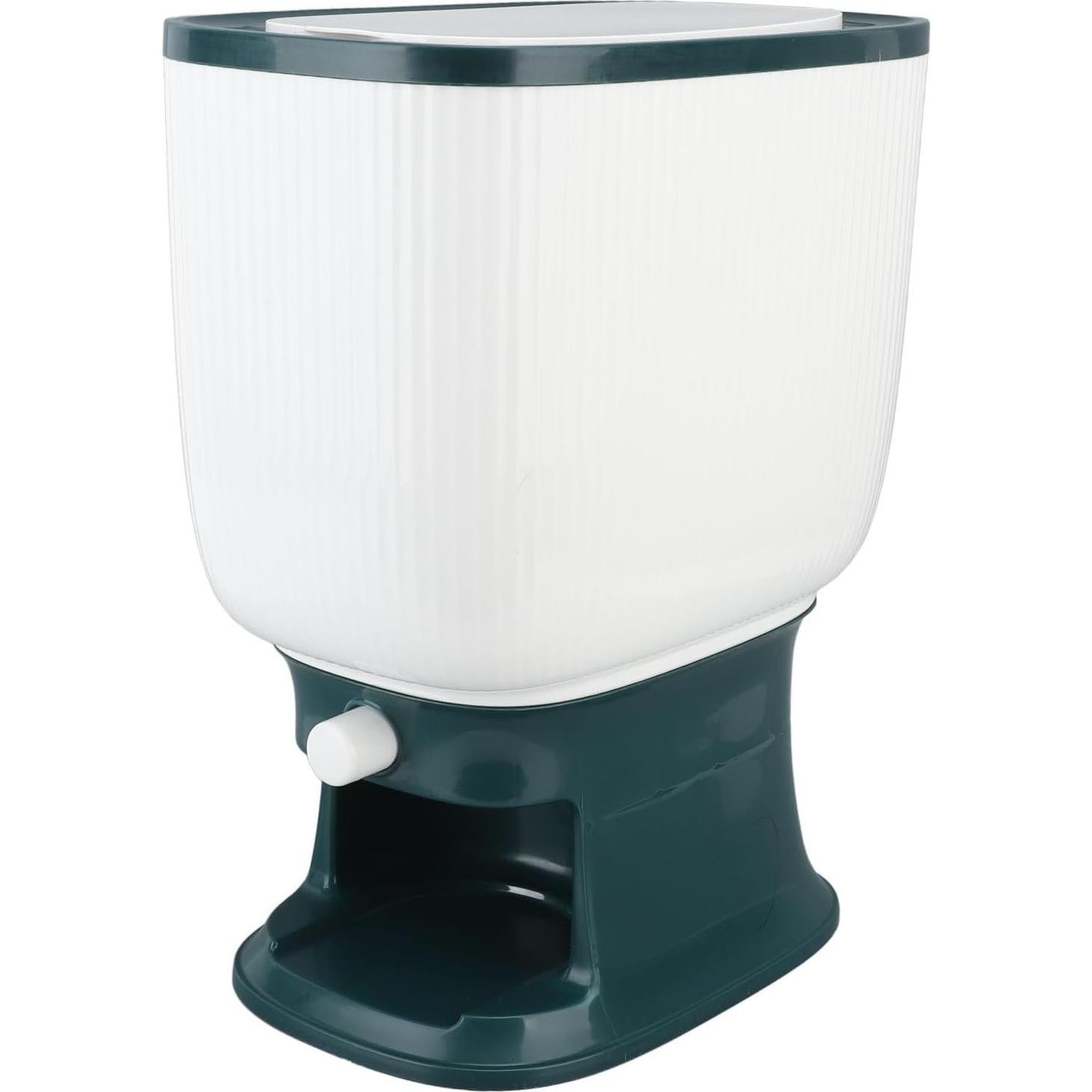 Dispensador de arroz 10 kg Fosa con taza medidora Verde