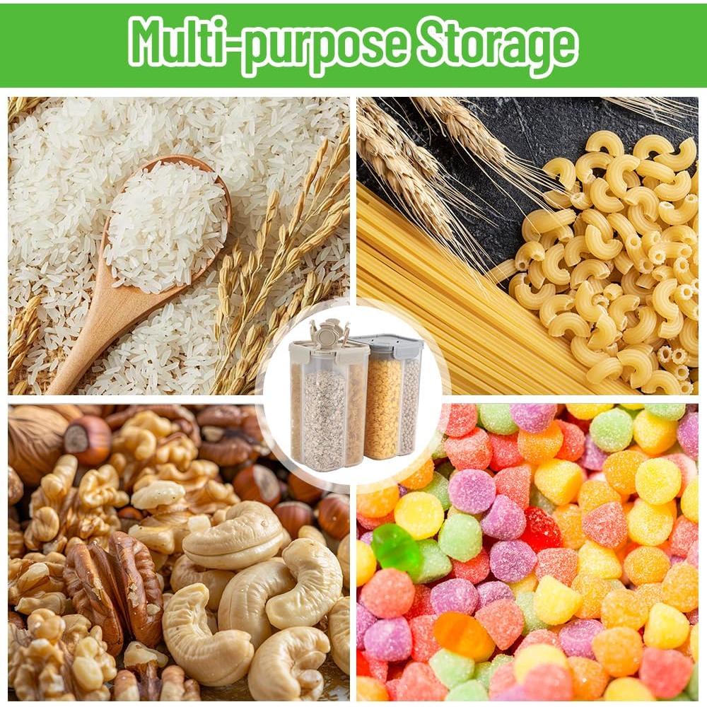 Contenedores de Almacenamiento JIABEIUS 2.5L 4 Compartimentos