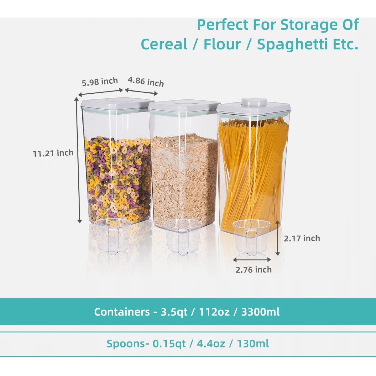 Contenedor Hermético Ankou 3300ml - Almacenamiento Cereal