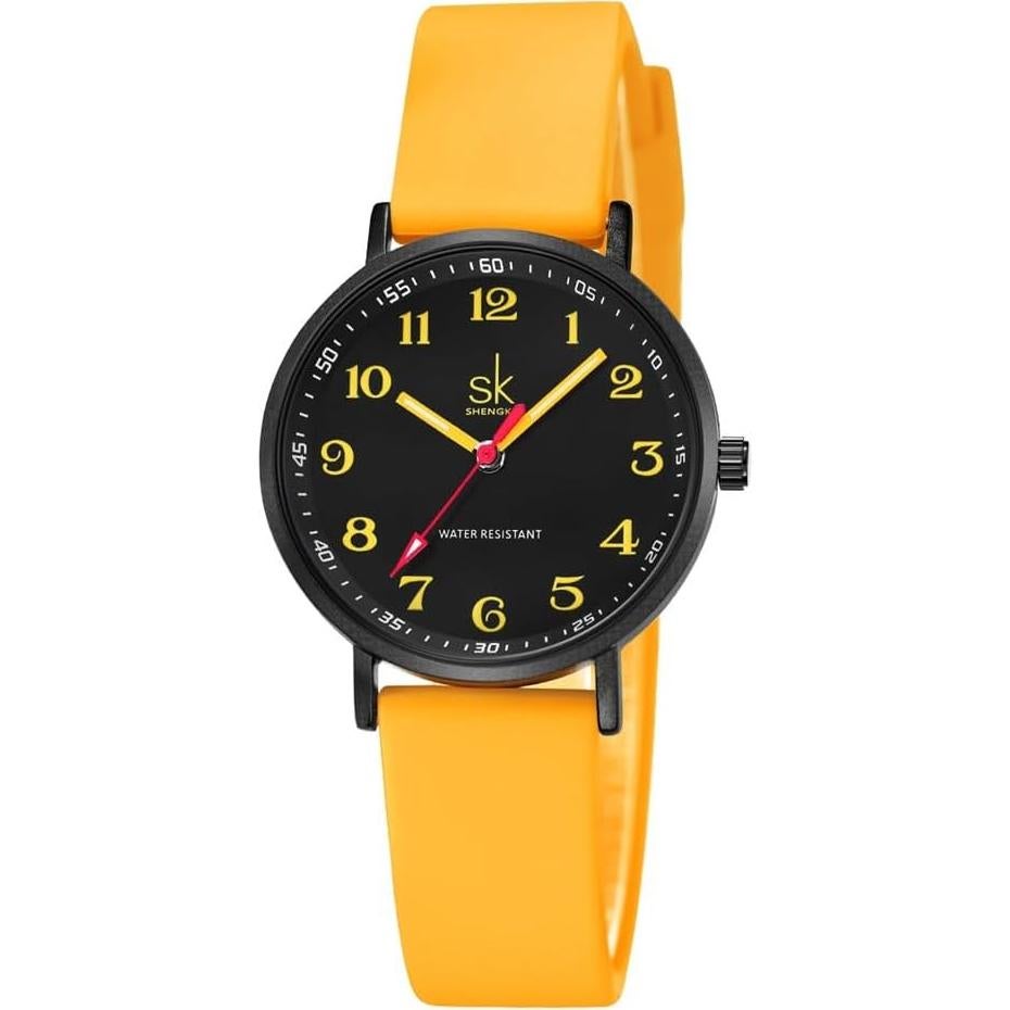Reloj Deportivo SHENGKE para Mujeres Resistente al Agua 34mm