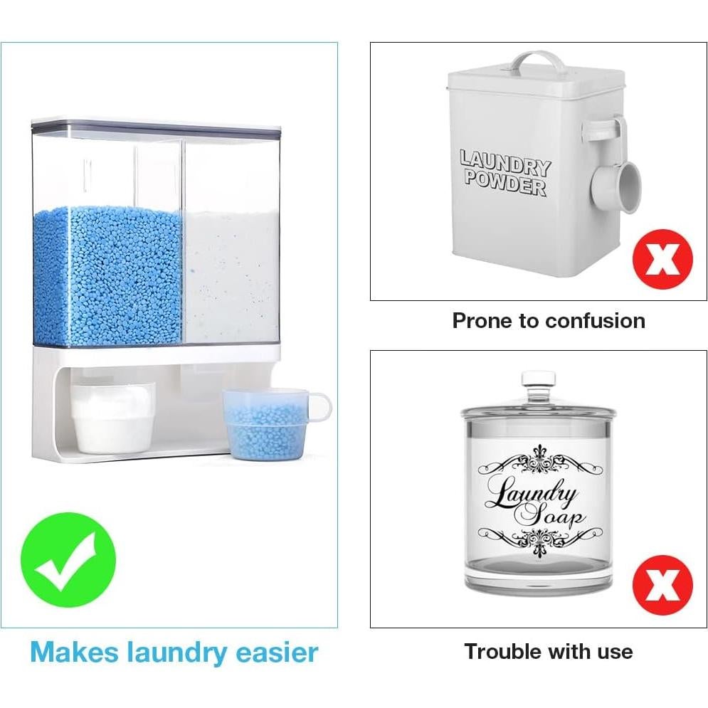 Dispensador de detergente Conwomin blanco 3000 ml pared