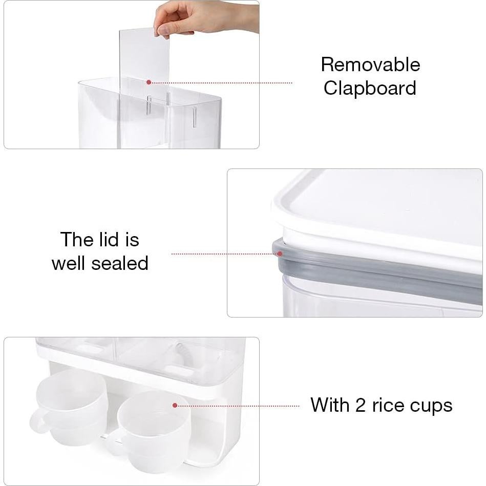 Dispensador de detergente Conwomin blanco 3000 ml pared