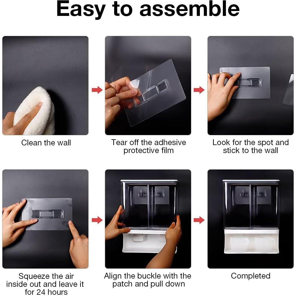 Dispensador de detergente Conwomin blanco 3000 ml pared