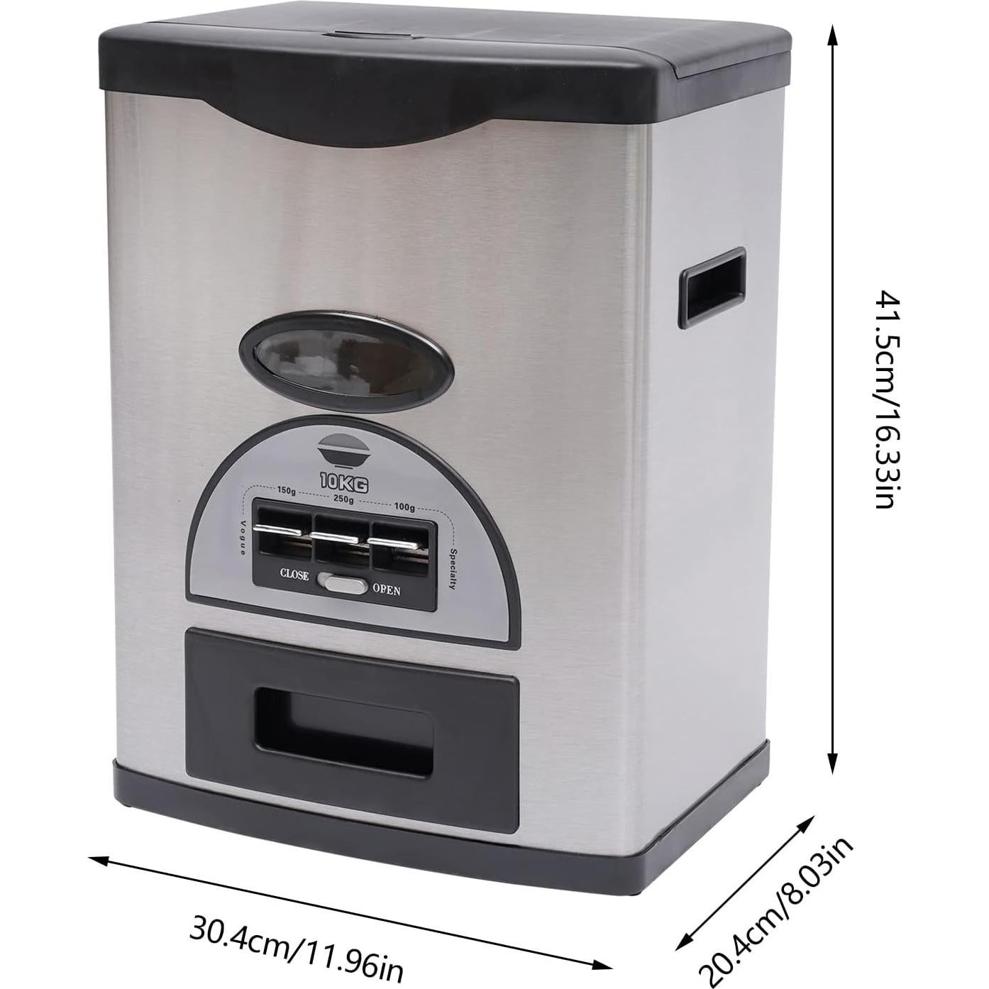 Dispensador de Arroz Automático Gdrasuya10 10kg Acero Inoxidable