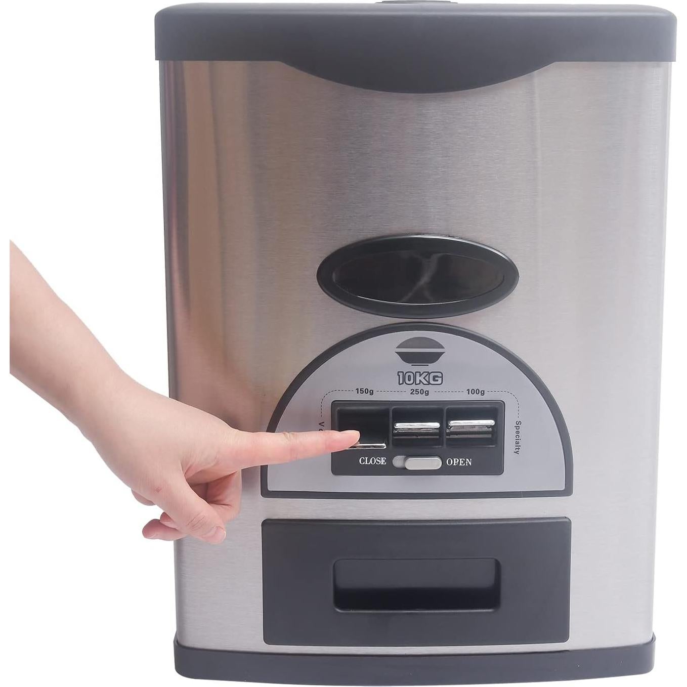 Dispensador de Arroz Automático Gdrasuya10 10kg Acero Inoxidable