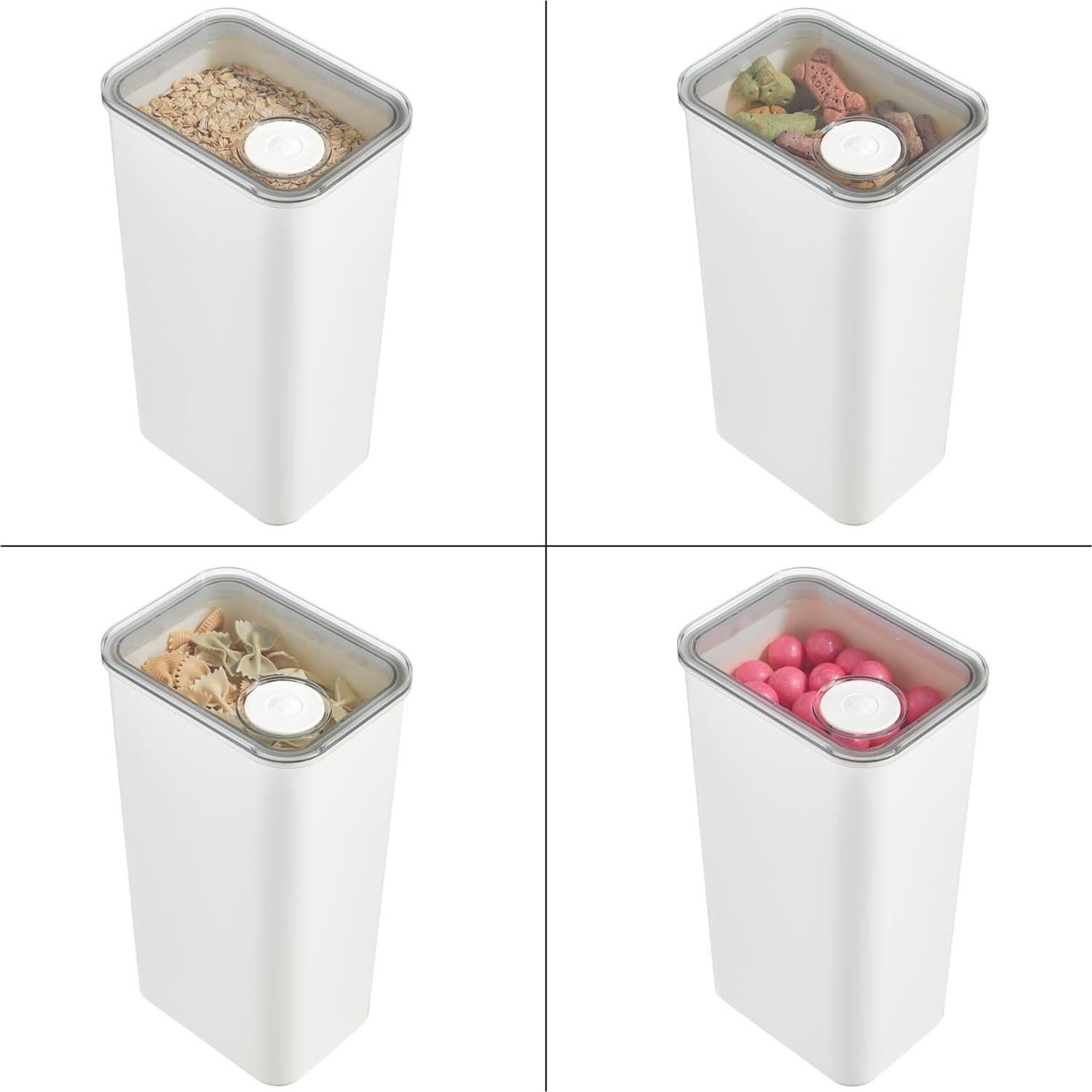 Recipiente XL iDesign para Alimentos Secos con Tapa 16,1x12,2x29,6cm