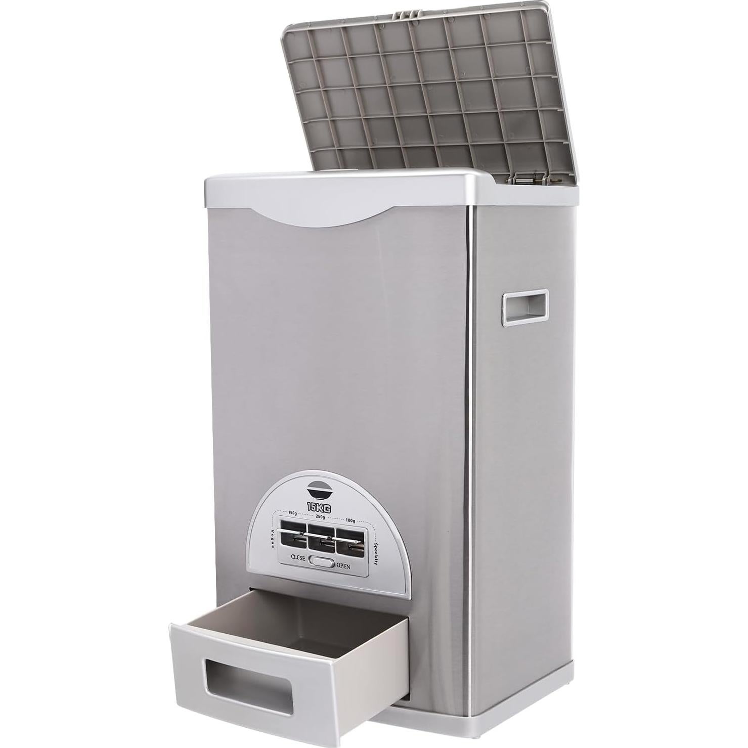 Dispensador de Arroz FALUSHAN 15 kg Acero Inoxidable