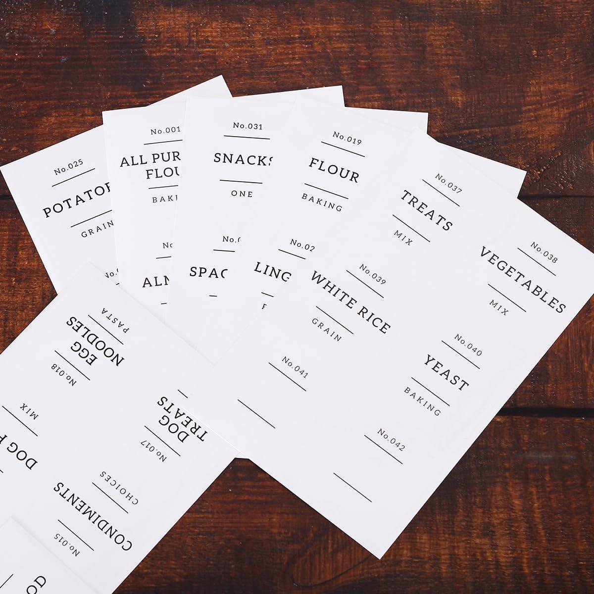 Tarro de Vidrio Grande Mujin 1 Galón Hermético con Etiquetas