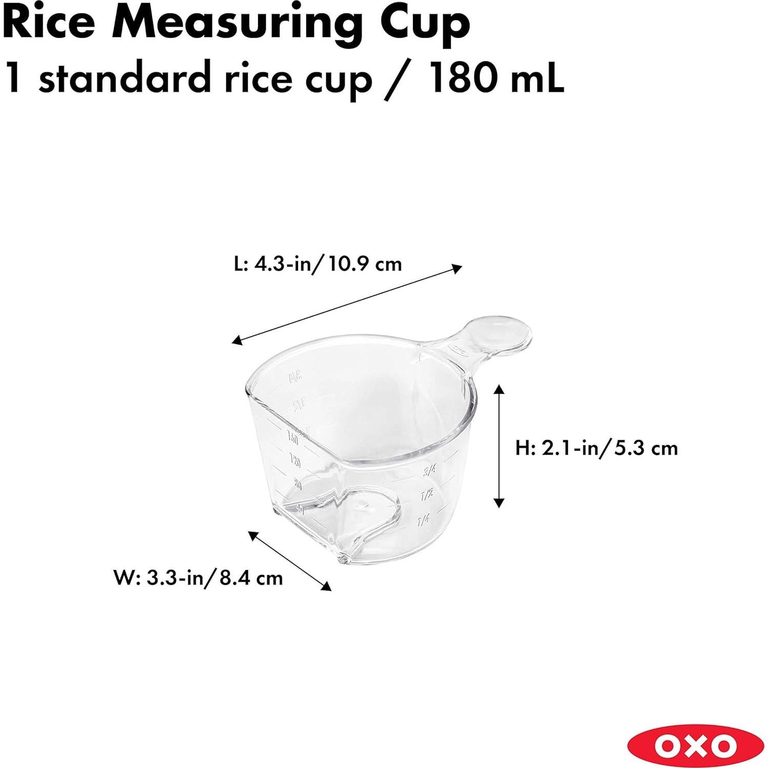 Taza Medidora de Arroz OXO Good Grips 180 mL