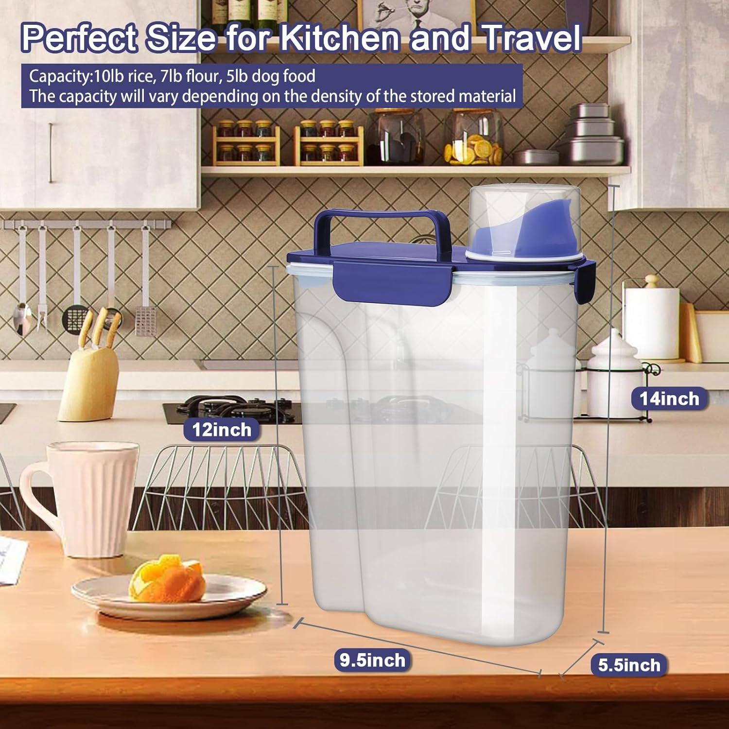 Contenedor de Almacenamiento de Arroz Komzon 4,54 kg Hermético