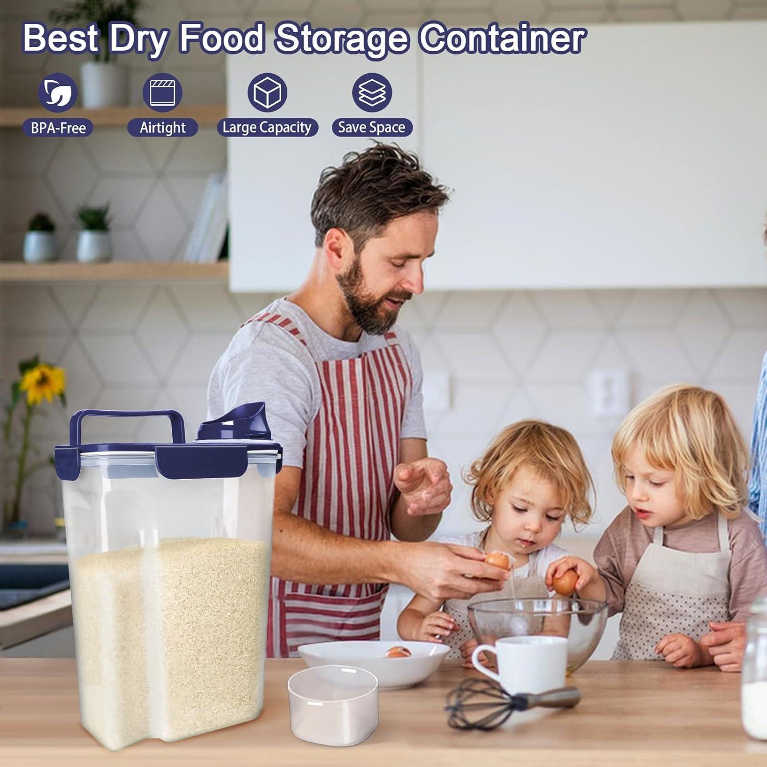 Contenedor de Almacenamiento de Arroz Komzon 4,54 kg Hermético