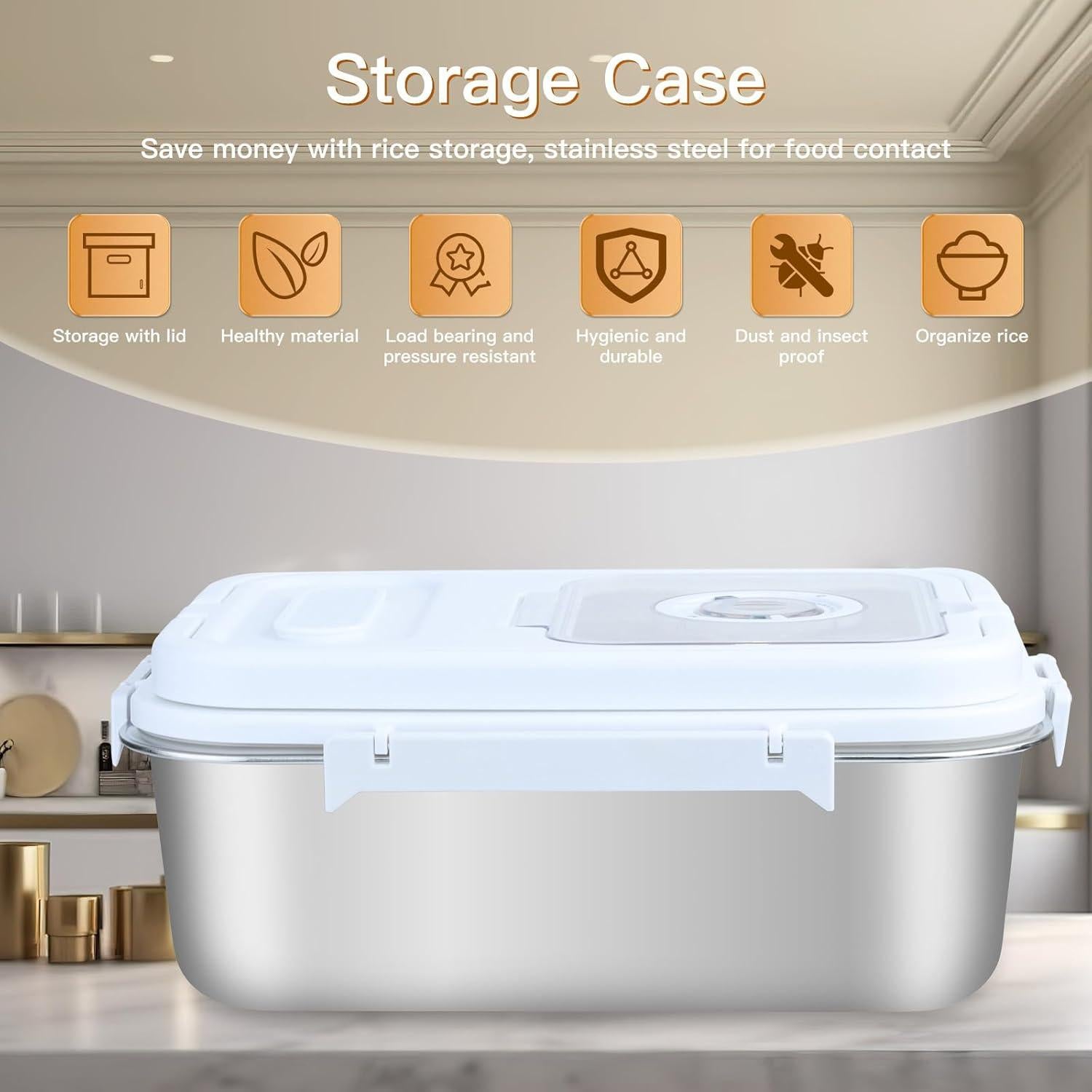 Contenedor de Almacenamiento de Alimentos Hermético 7.5L MEICHUANG