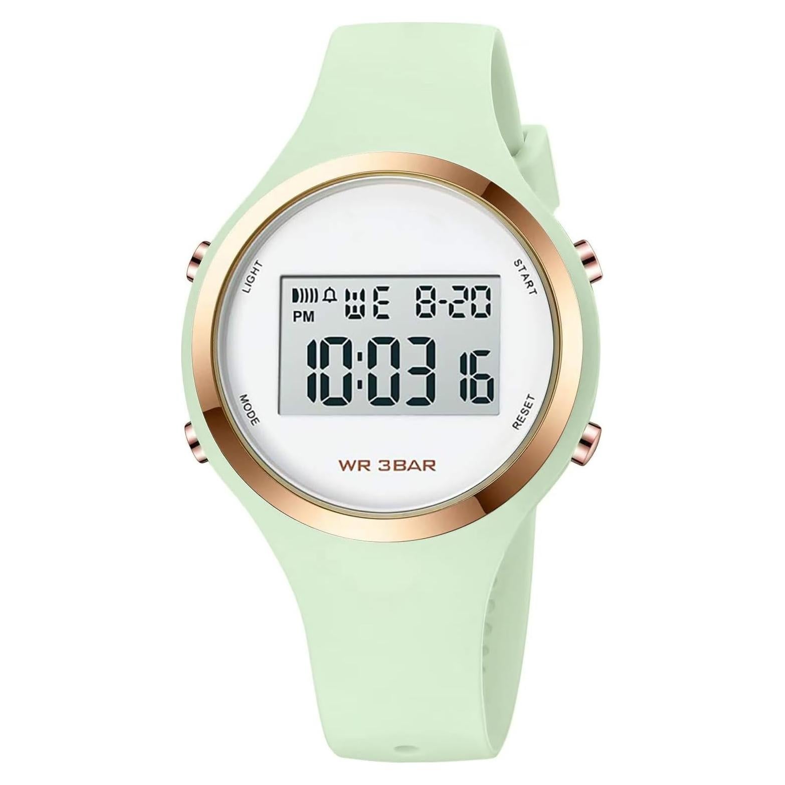Reloj Deportivo XCZAP Digital Mujer Resistente al Agua 30M