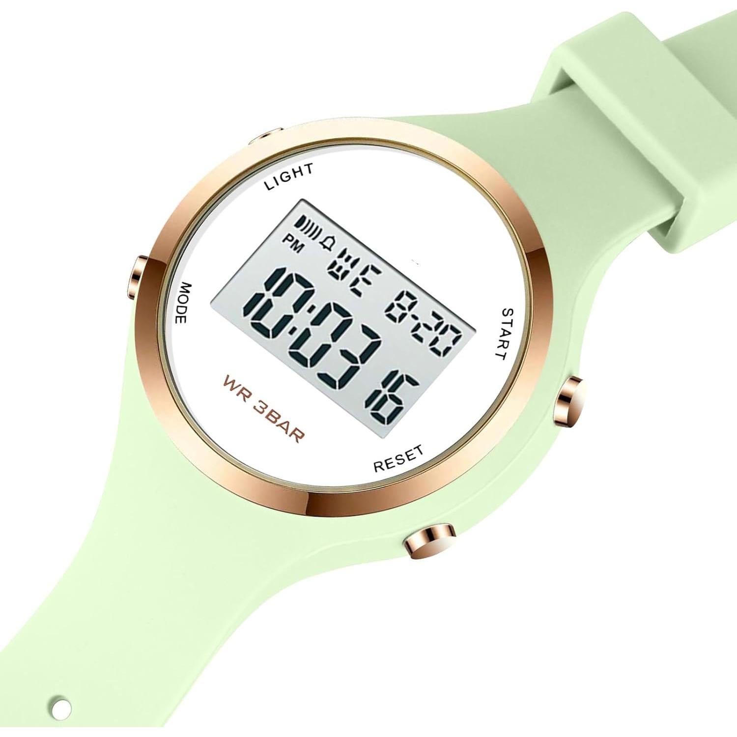 Reloj Deportivo XCZAP Digital Mujer Resistente al Agua 30M