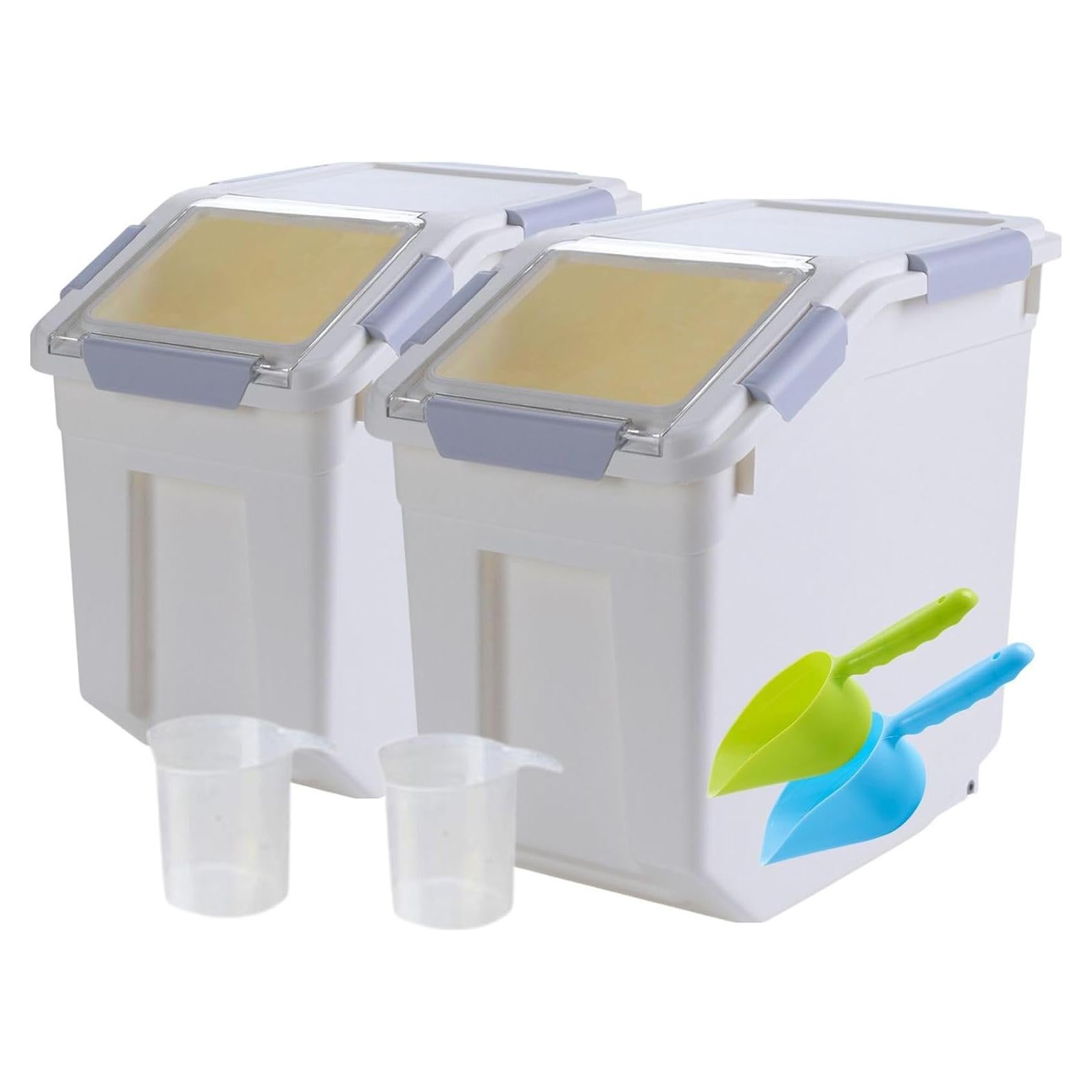 Contenedor de Almacenamiento Saim 11,34 kg con Ruedas y Tapa