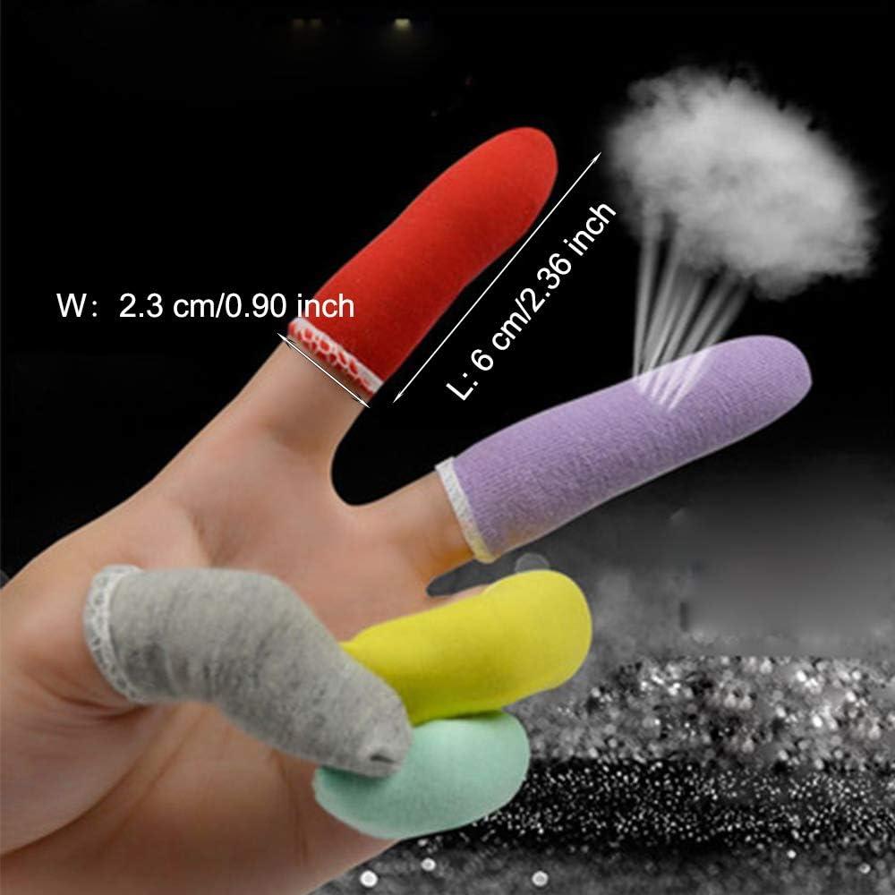 100 Protectores de Dedos de Algodón EORTA - Color Aleatorio