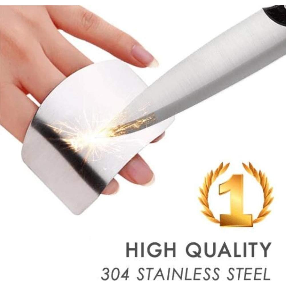 Protector de Dedos Jupswan Acero Inoxidable Paquete de 2