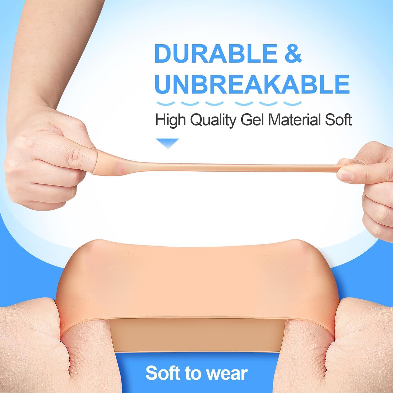 20 Protectores de Dedos de Gel Ghzaocu Multi-Tamaño Reutilizables