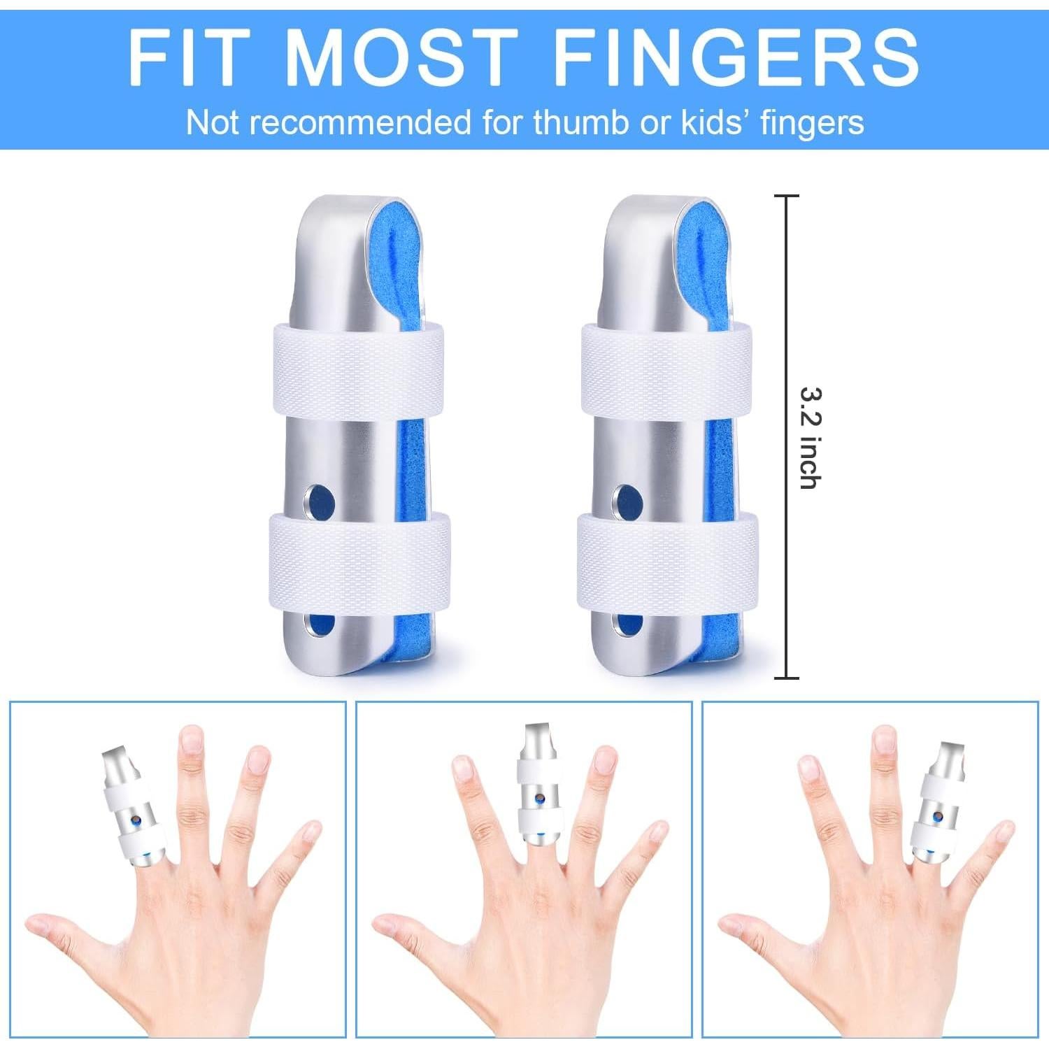 Férula para Dedos Sopito 2 Piezas Tamaño Mediano