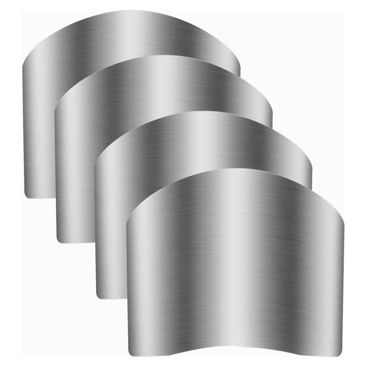 Guardias de Dedos de Acero Inoxidable Niupiour - 4 Piezas