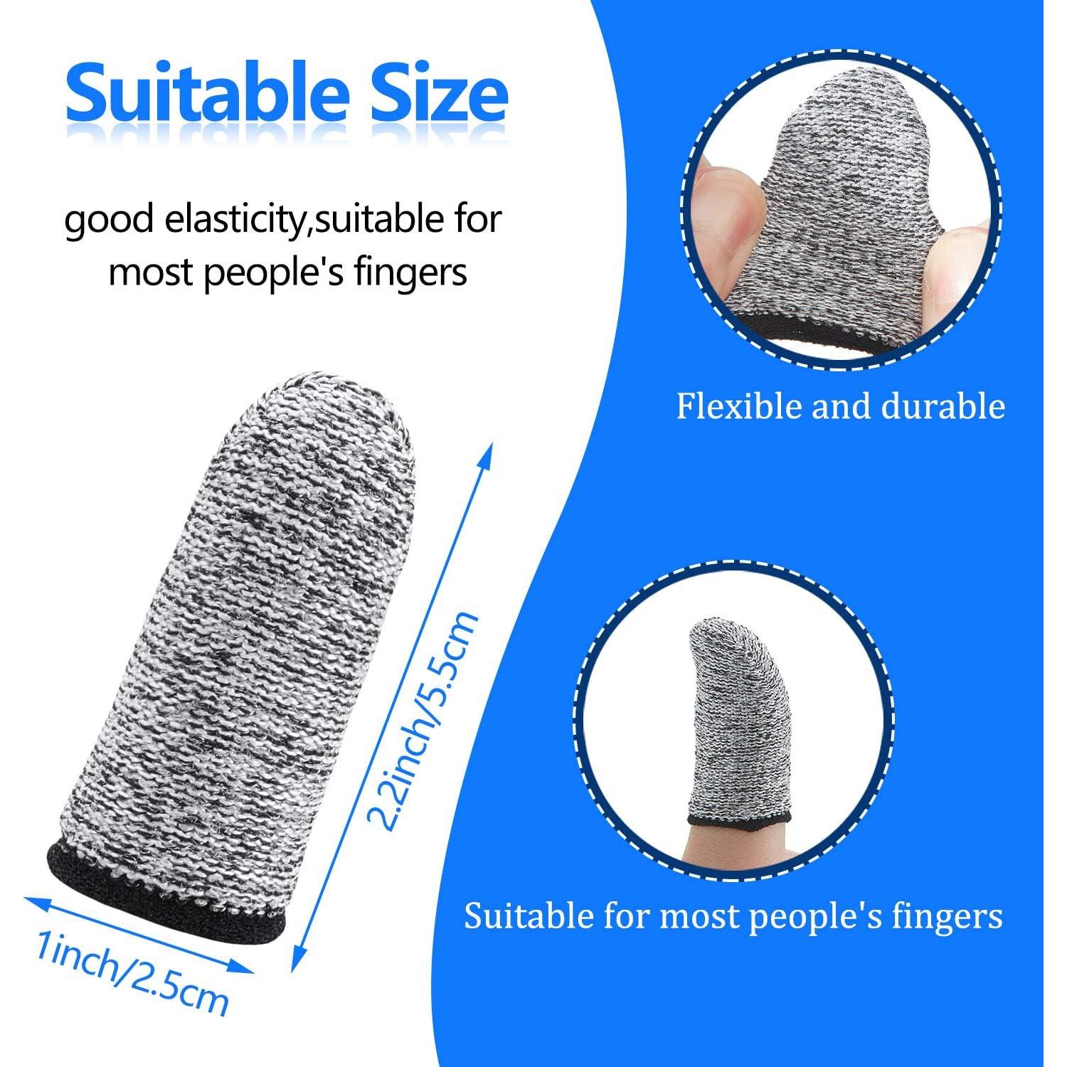 20 Protectores de Dedos Resistentes a Cortes Honoson