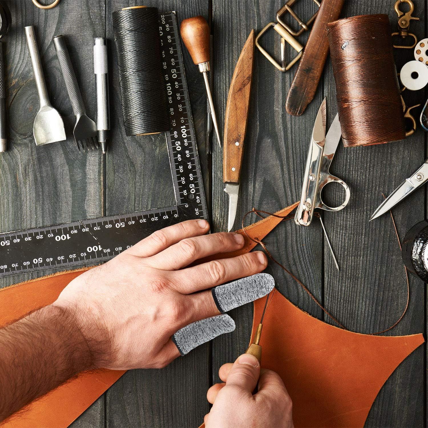 20 Protectores de Dedos Resistentes a Cortes Honoson