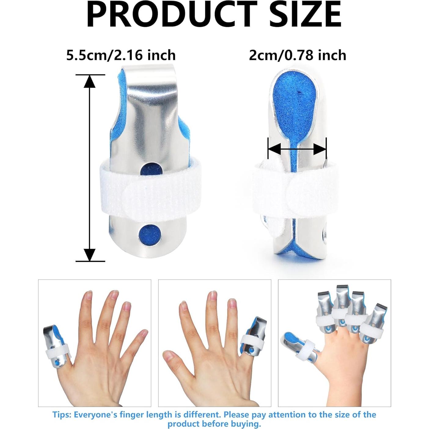 Férula para Dedo Meñique Niños TAROYQASUL 2 Piezas Azul