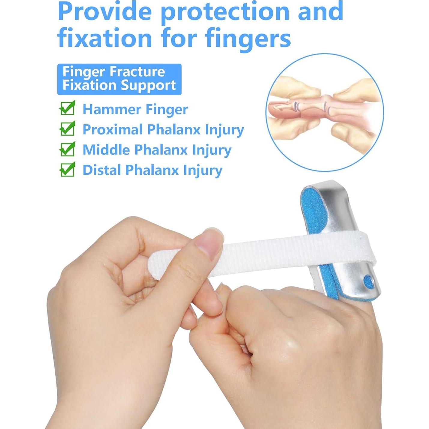 Férula para Dedo Meñique Niños TAROYQASUL 2 Piezas Azul