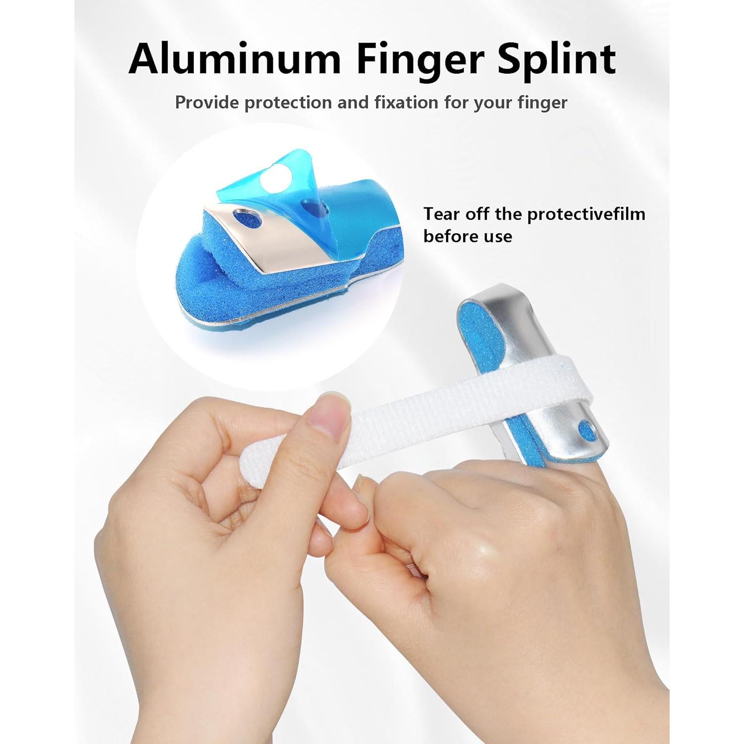 Férula para Dedo Meñique Niños TAROYQASUL 2 Piezas Azul