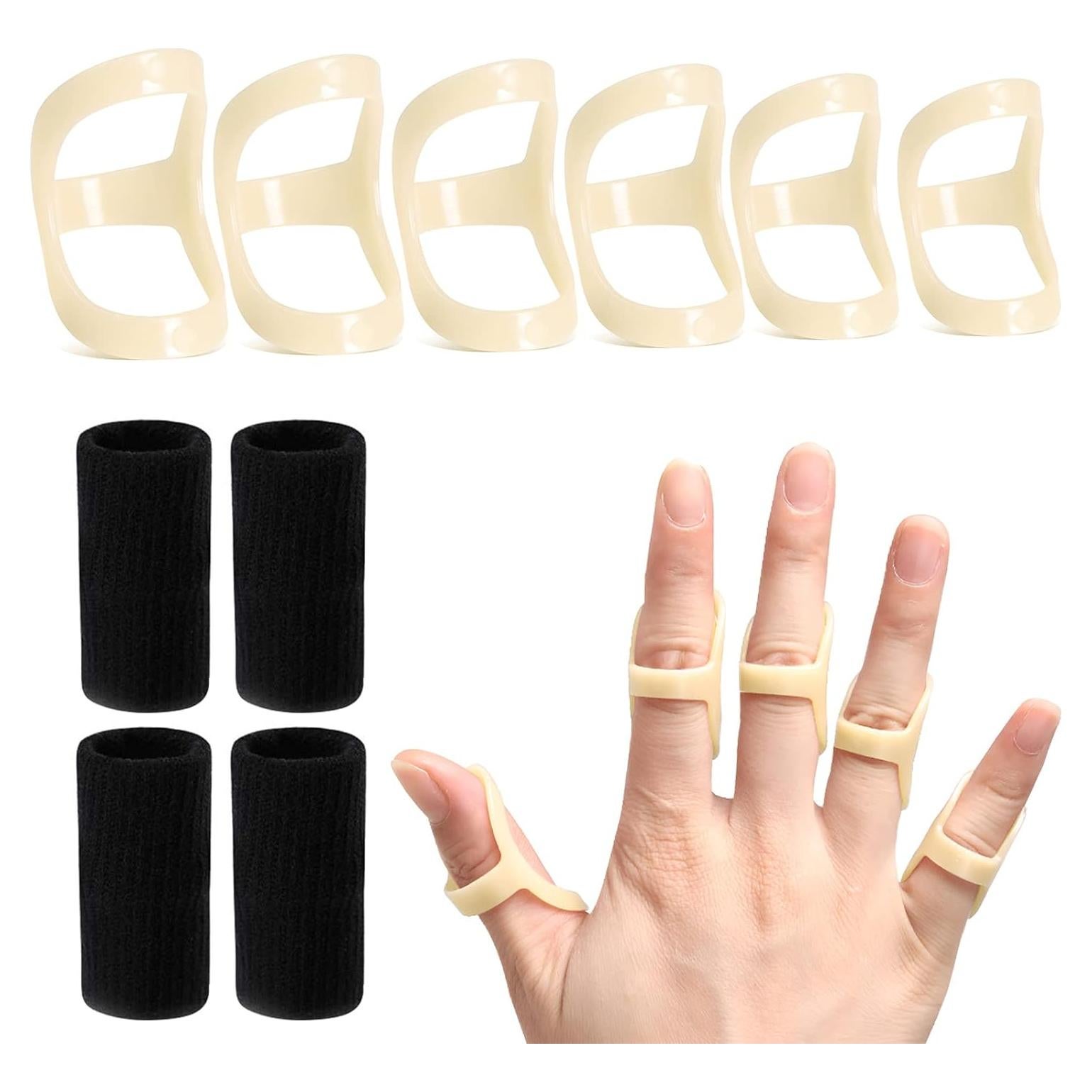 Kit de Férulas y Mangas para Dedos RONJEA - 10 Piezas