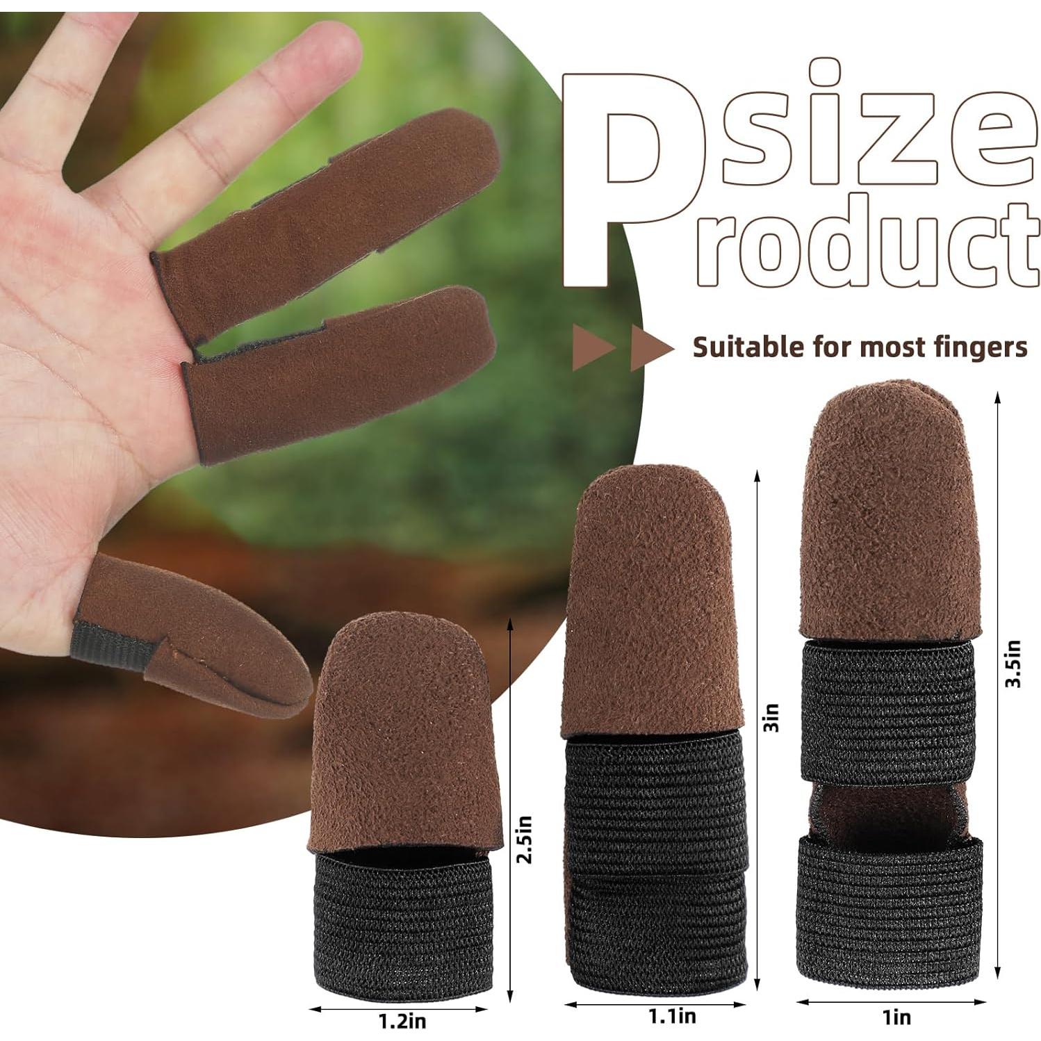 Protectores de Pulgar y Dedo Aliceset - 3 Tamaños de Cuero