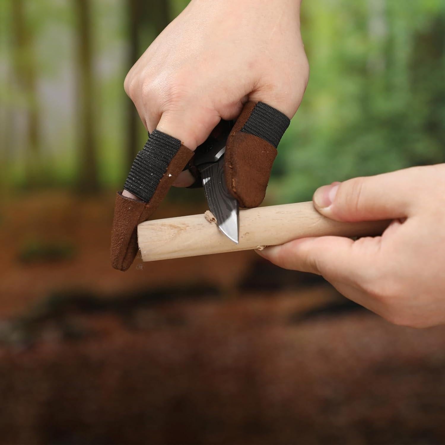 Protectores de Pulgar y Dedo Aliceset - 3 Tamaños de Cuero