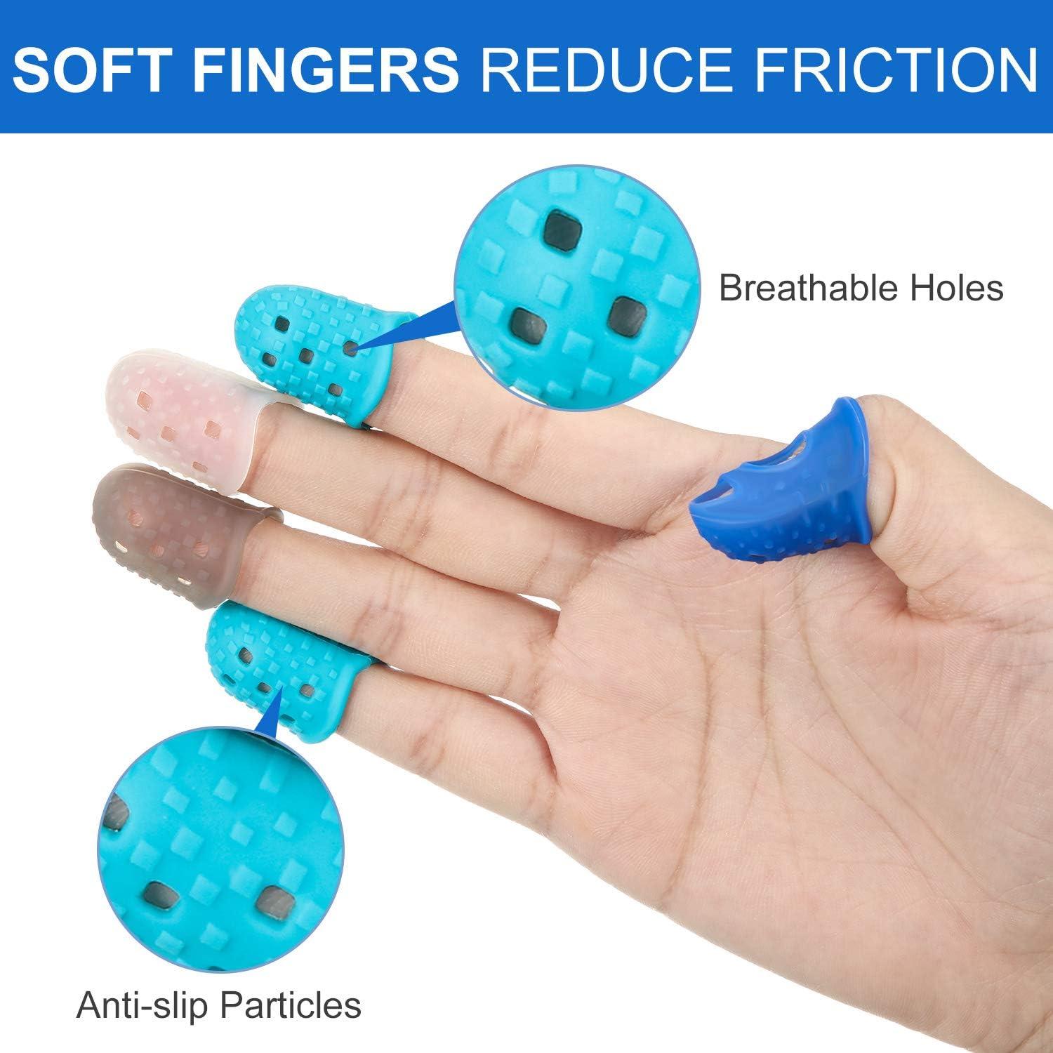 24 Protectores de Dedos de Silicona Outus - 3 Tamaños S/M/L