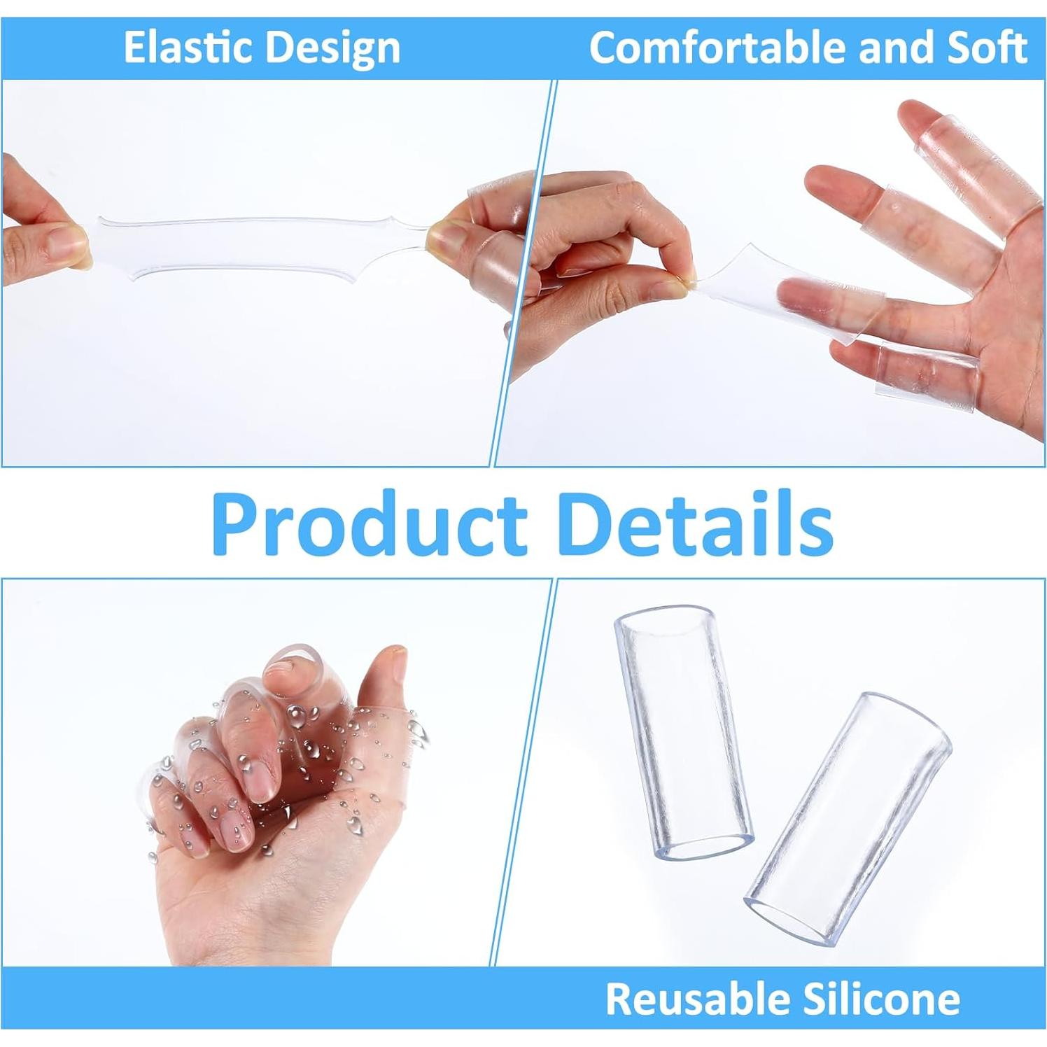 20 Protectores de Dedo de Silicona ValueBargain 1.78 cm