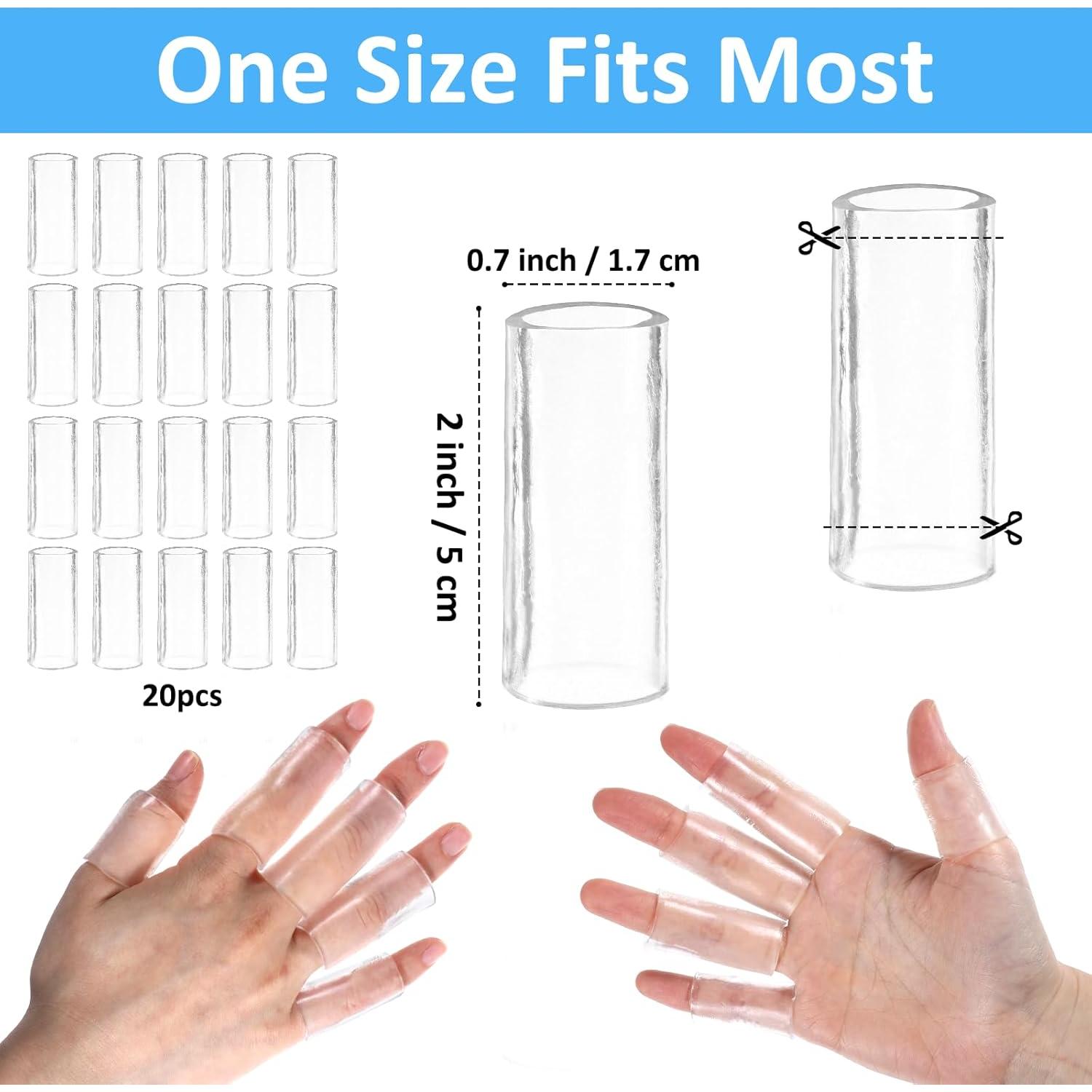 20 Protectores de Dedo de Silicona ValueBargain 1.78 cm
