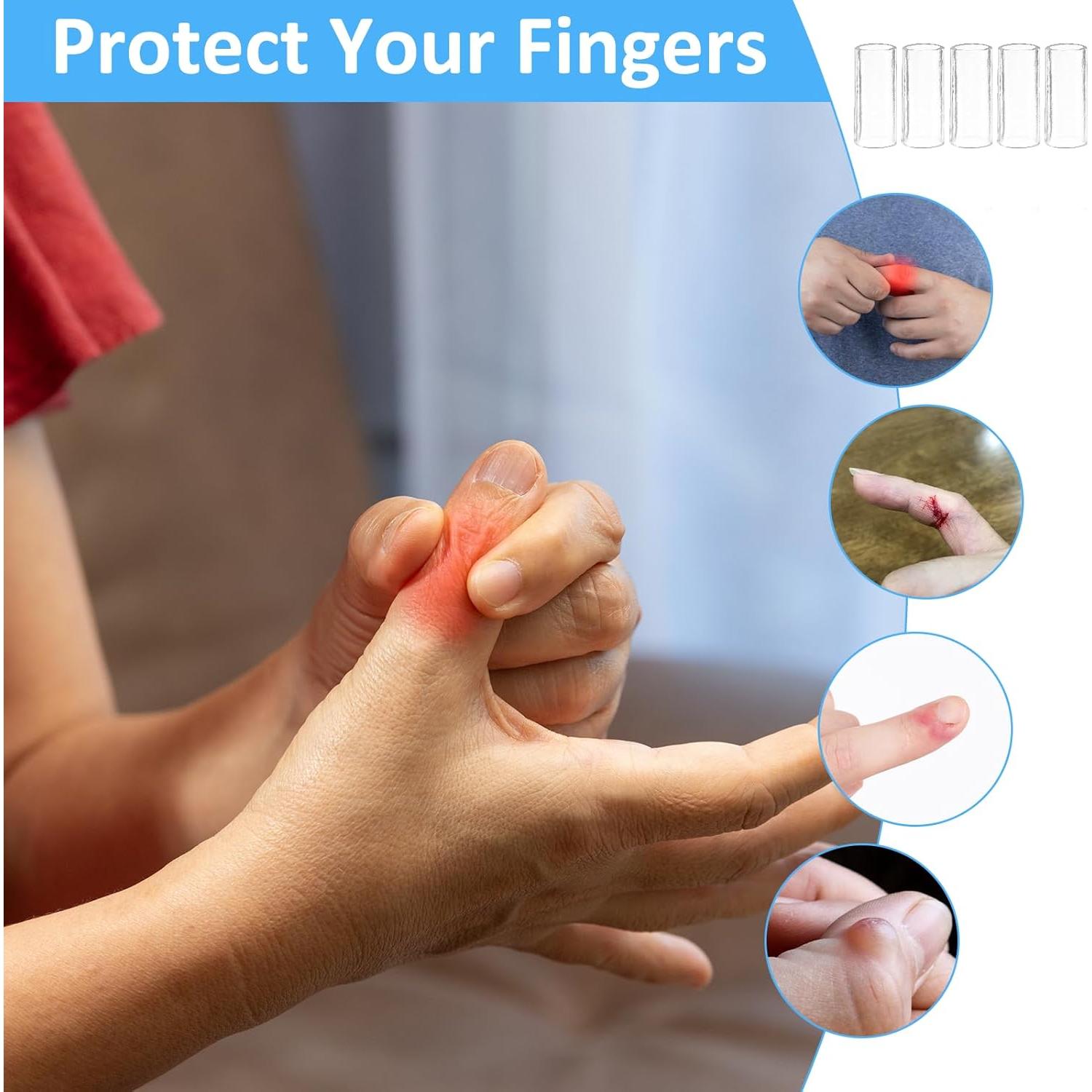 20 Protectores de Dedo de Silicona ValueBargain 1.78 cm