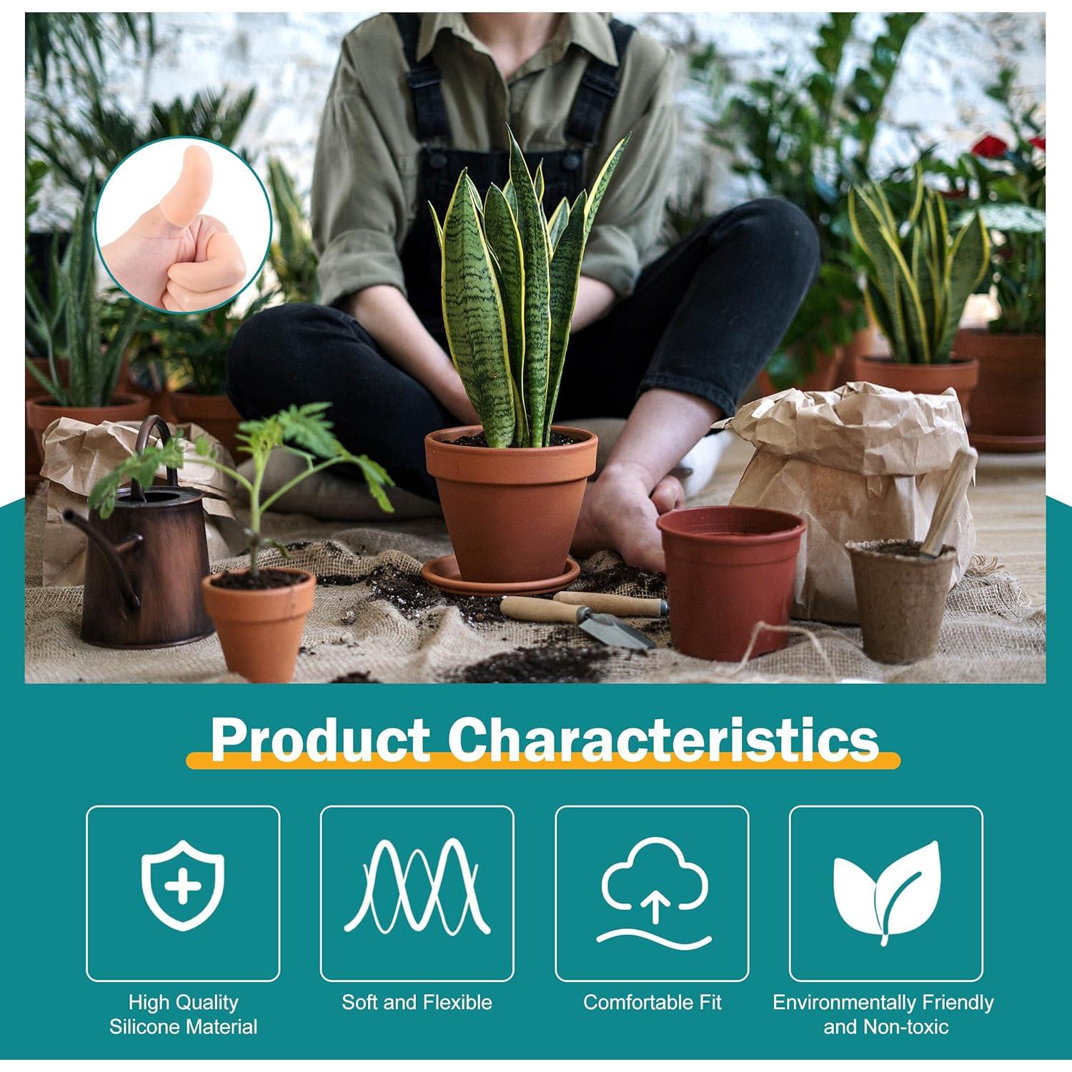 30 Fundas de Dedos de Gel MoHern, Protección Suave y Reutilizable