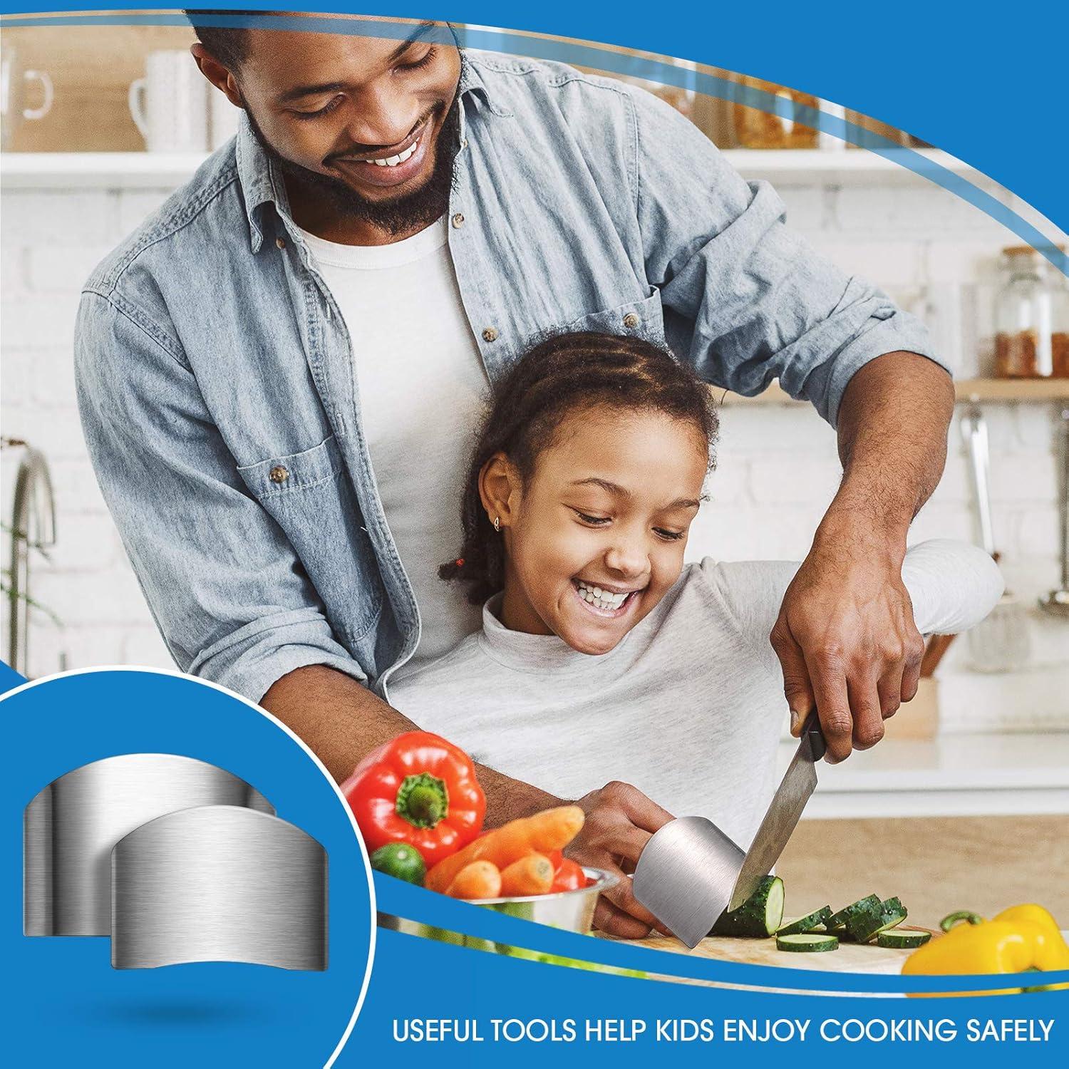 Protectores de Dedos Patelai 6 Piezas Acero Inoxidable