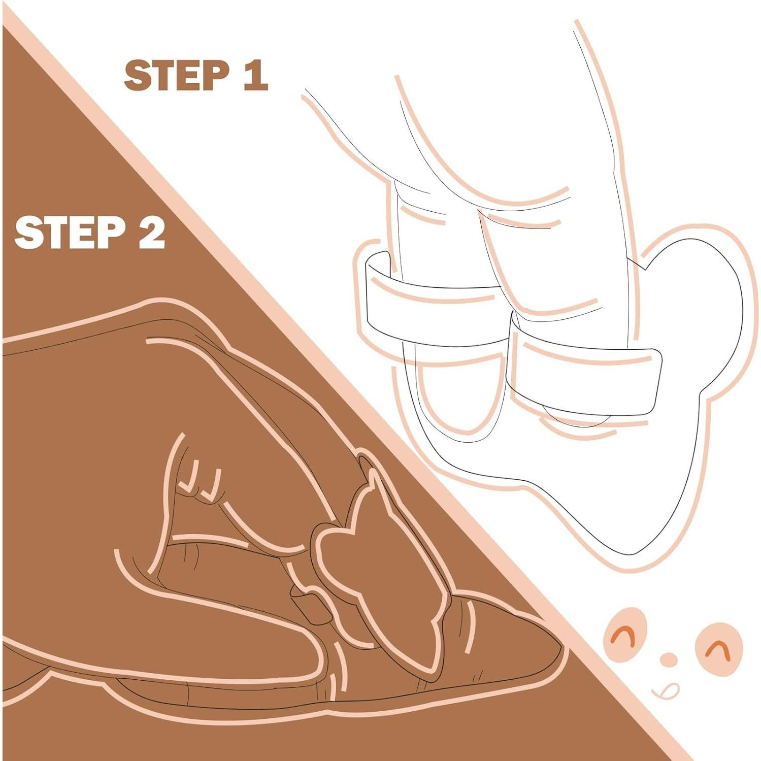 Juego de Protectores de Dedos ZLemma Panda 2 Pcs Acero Inoxidable