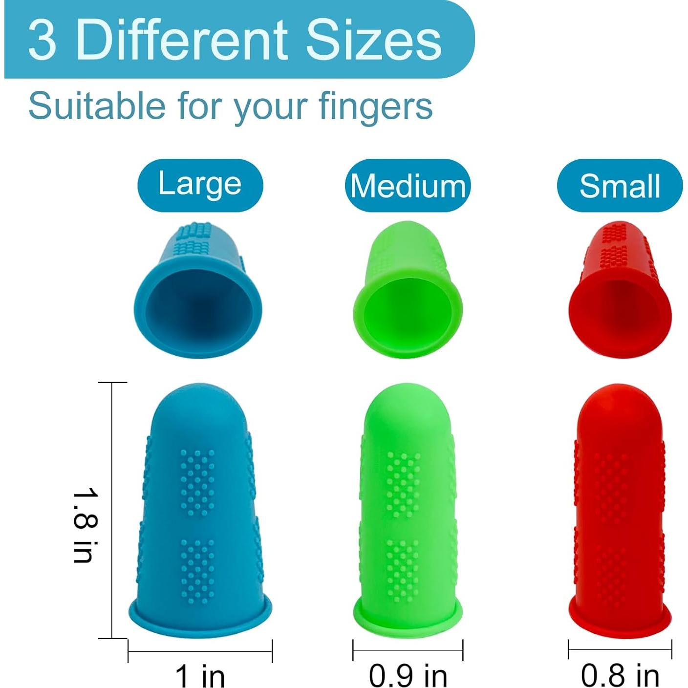 12 Tapas de Silicona Ykimok para Protección de Dedos