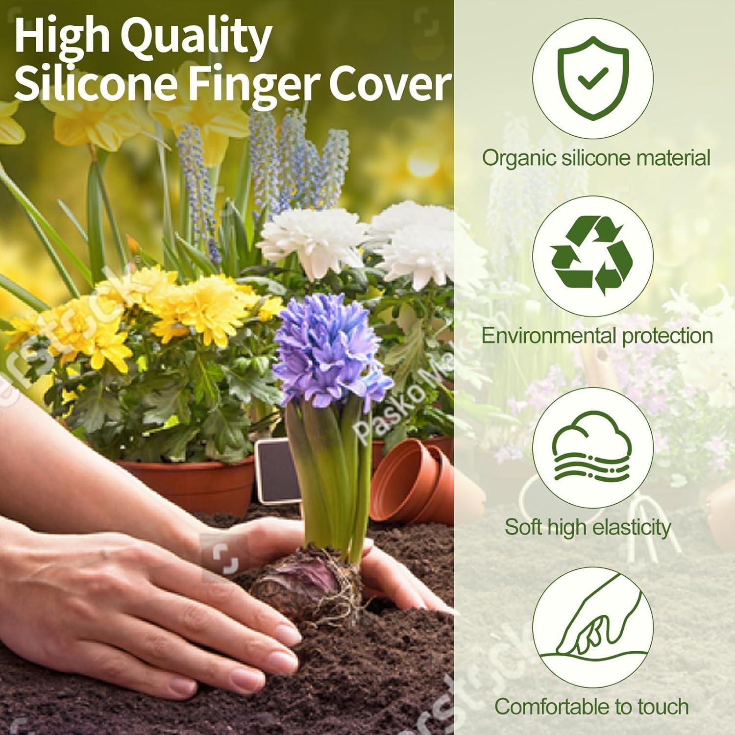 Fundas de Gel para Dedos QVYQVY - 10 Piezas, Color Piel