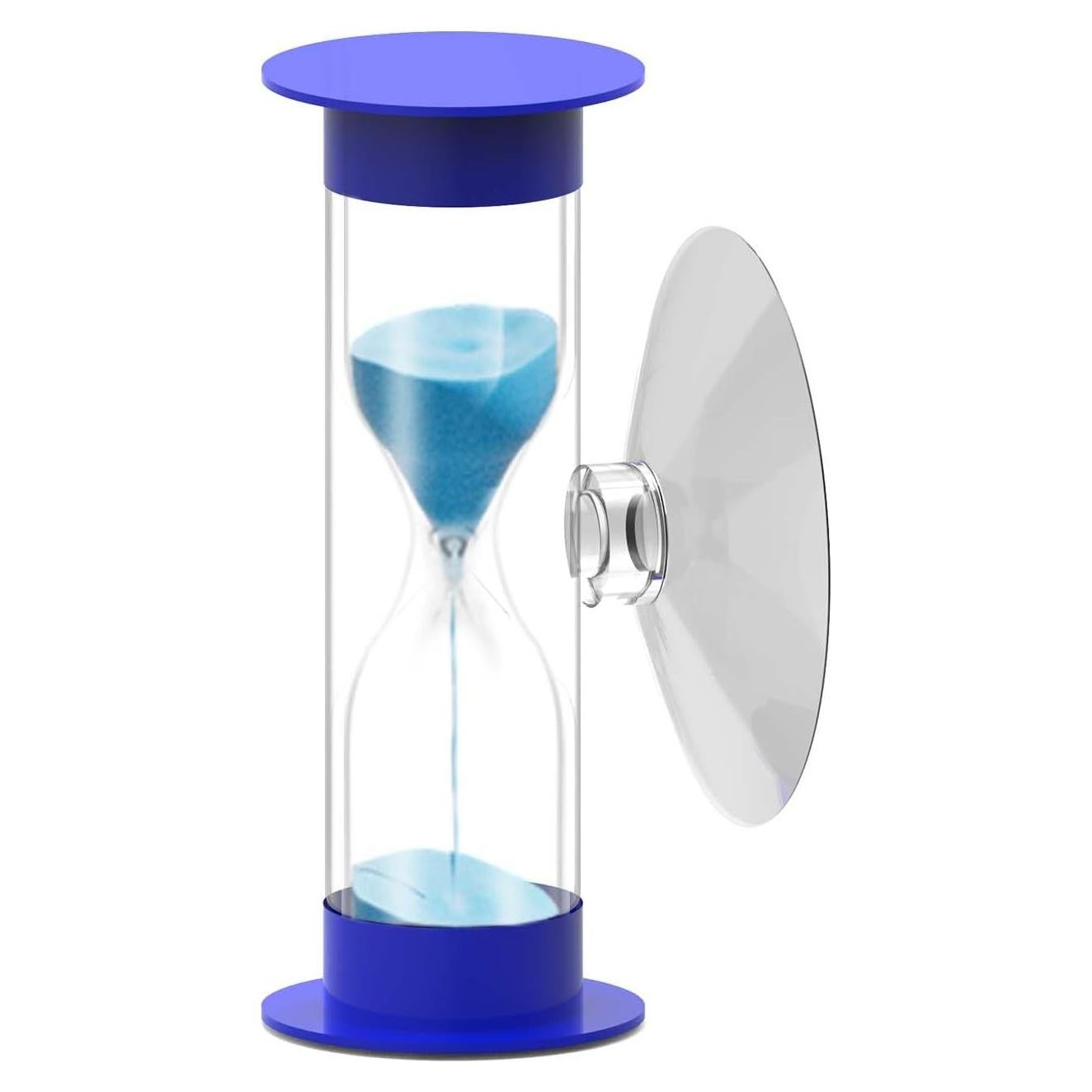 Reloj de Arena SuLiao 2 Min con Ventosa Azul Irrompible