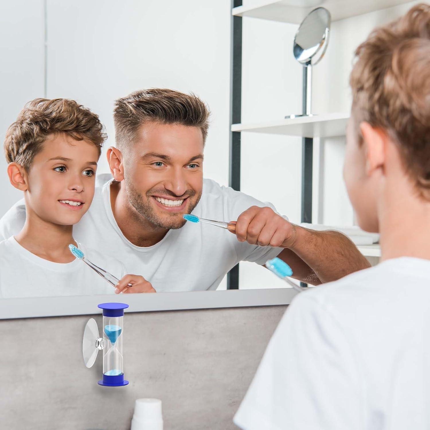 Reloj de Arena SuLiao 2 Min con Ventosa Azul Irrompible