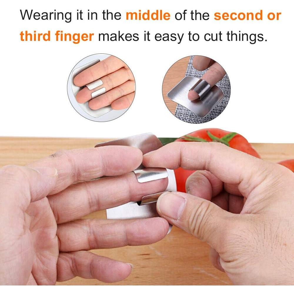 Guantes de Dedo de Acero Inoxidable DHELIX 4 Piezas