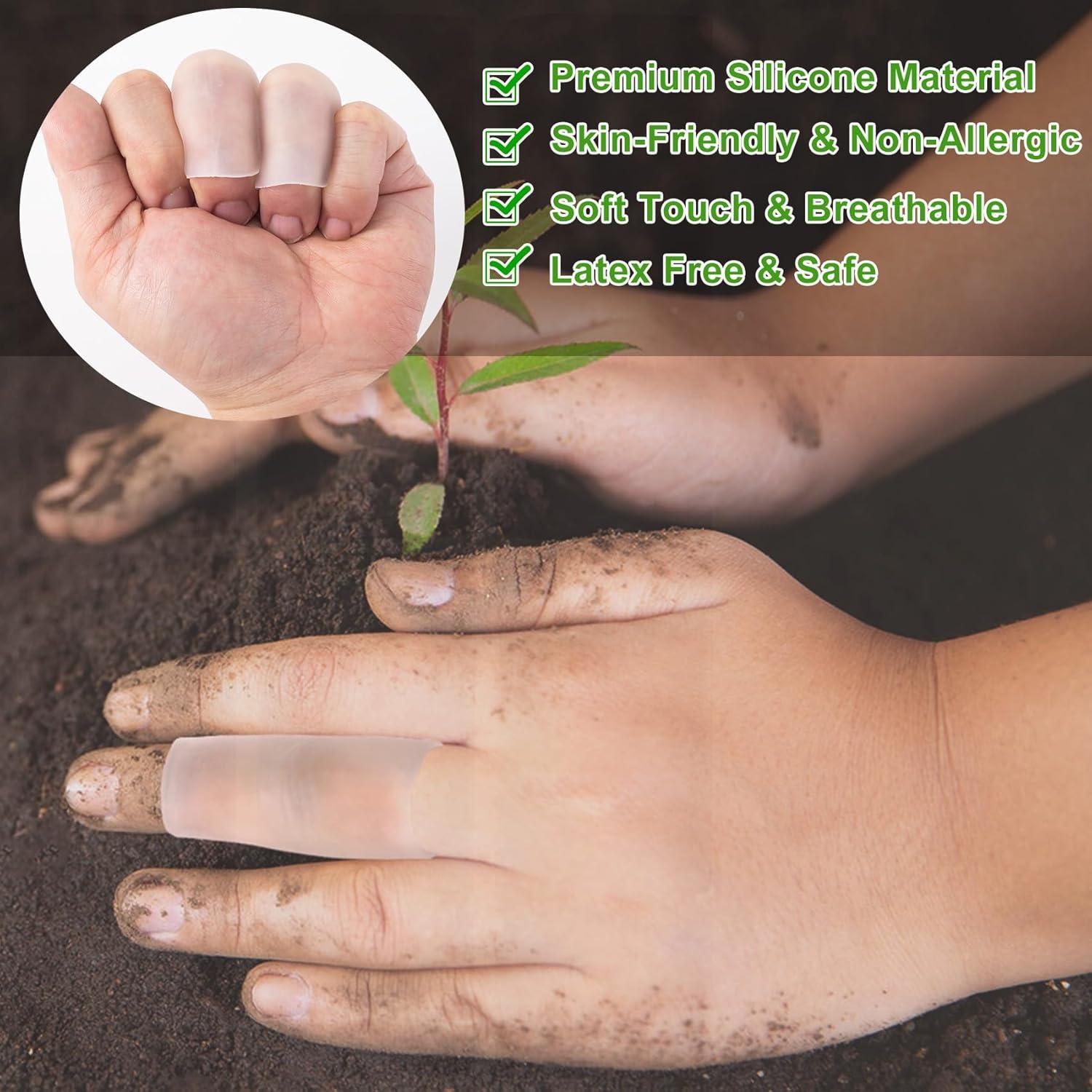 6 Protectores de Dedos de Gel Pndeyo para Artritis y Callos