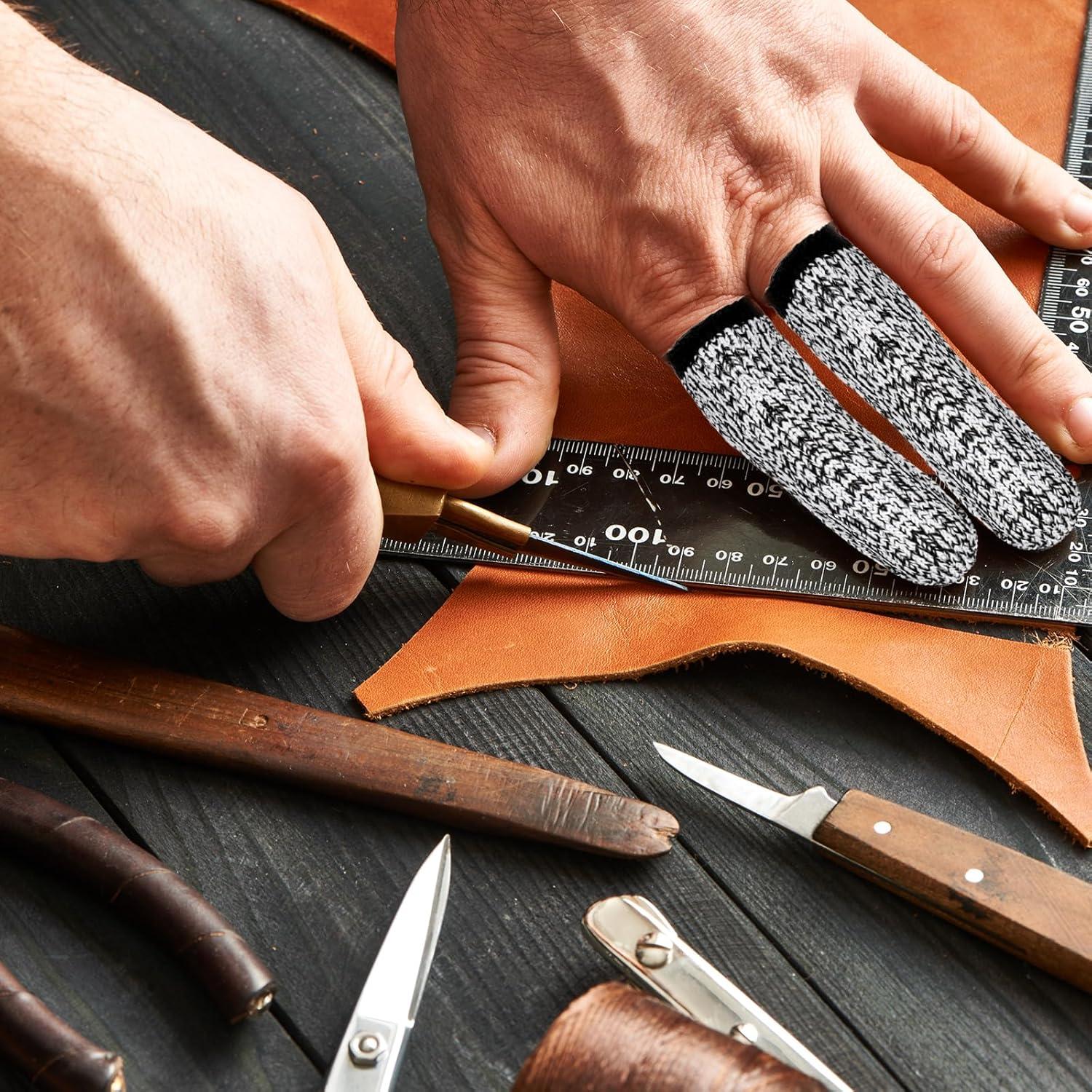 14 Cubiertas para Dedos Ymapinc Anti-Corte 7.2x2.7cm